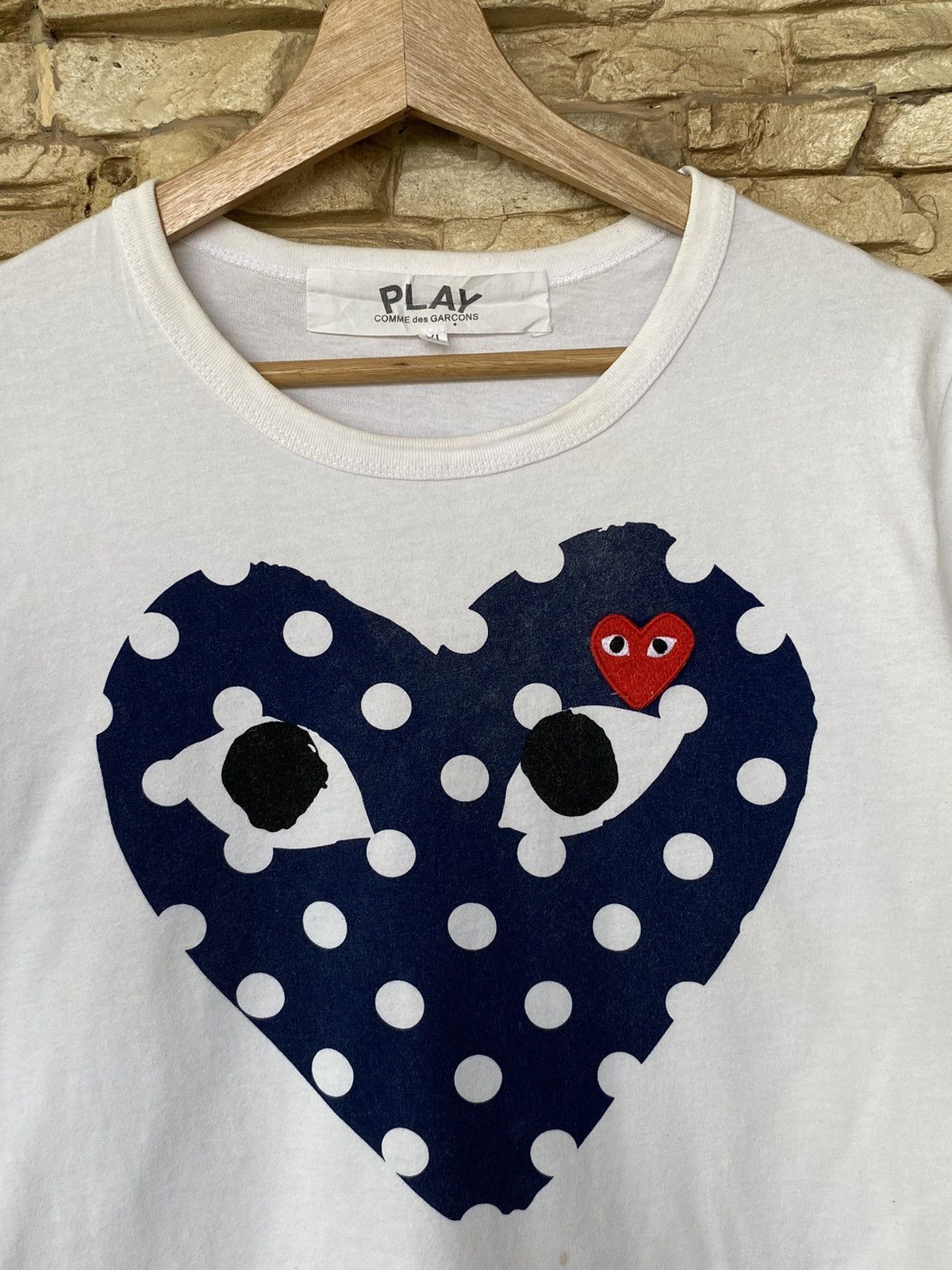 Rare Vintage Comme Des Garcons Play Tees