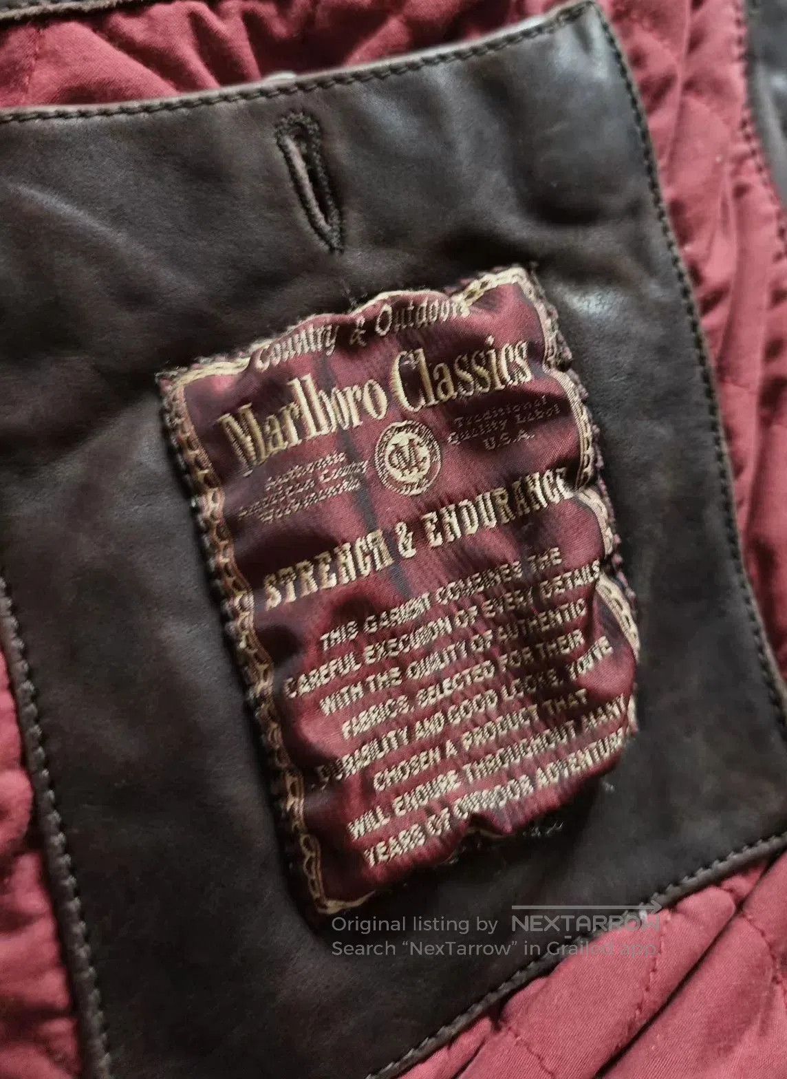 Marlboro Classics Marlboro Classic Type3 Leather Jacket. Size US XXL / EU 58 / 5 - 7 Thumbnail