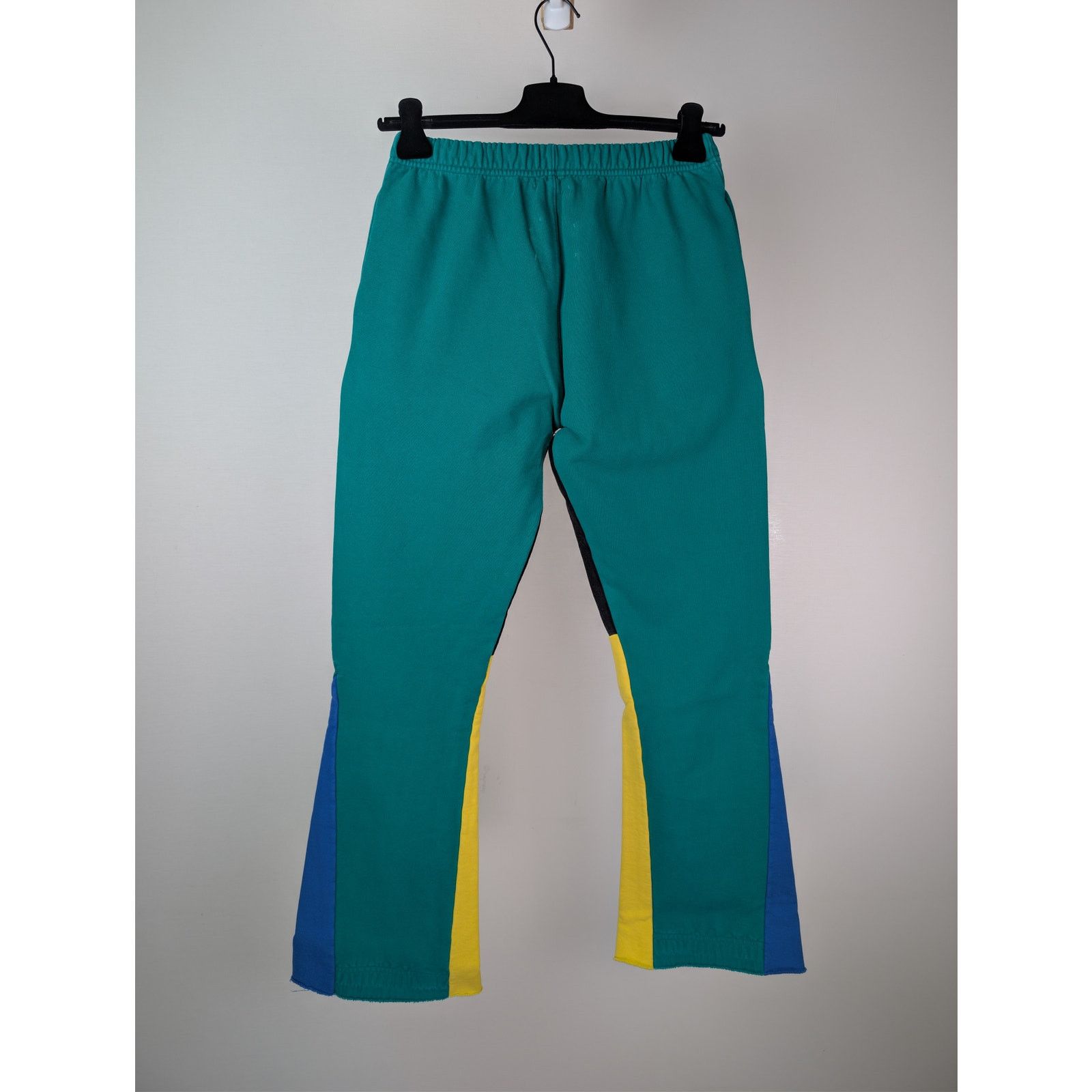 Gallery Dept. o1rshd1 Q:2 / Flared Denim-Panelled Logo-Print Sweatpants Size US 32 / EU 48 - 18 Thumbnail