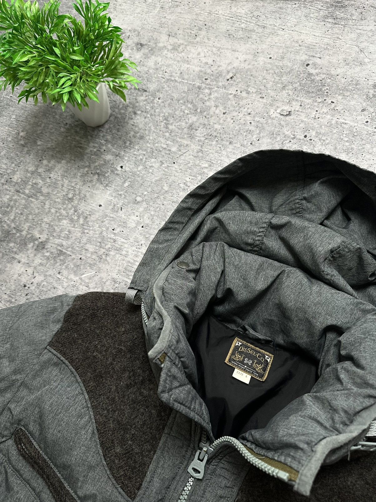 Vintage Diesel Down Puffer Y2K Jacket Luxury Archive