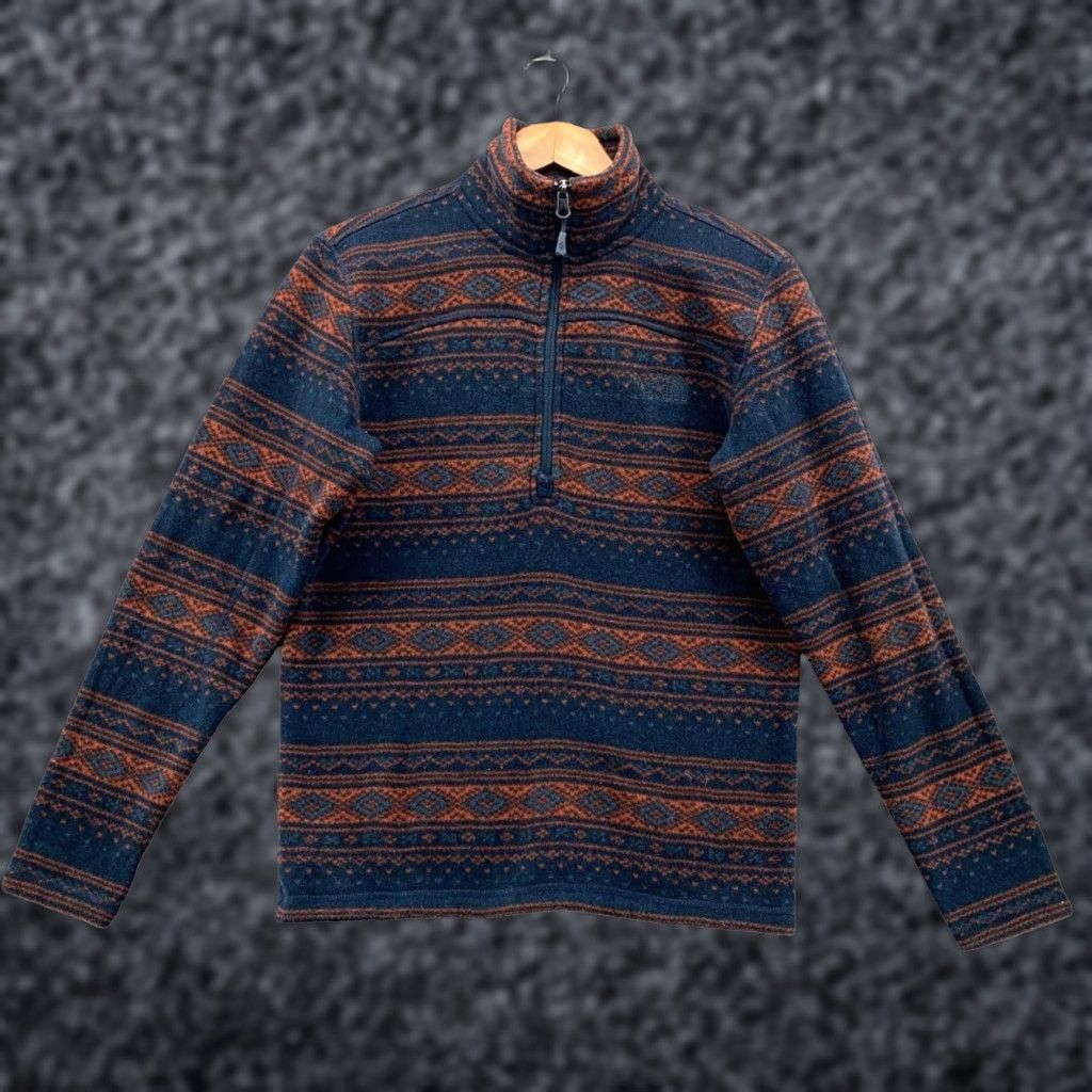 The North Face The North Face Tsillan Fleece 1/4 Zip Men’s Small Aztec Pullover Jacket Size US S / EU 44-46 / 1 - 1 Thumbnail