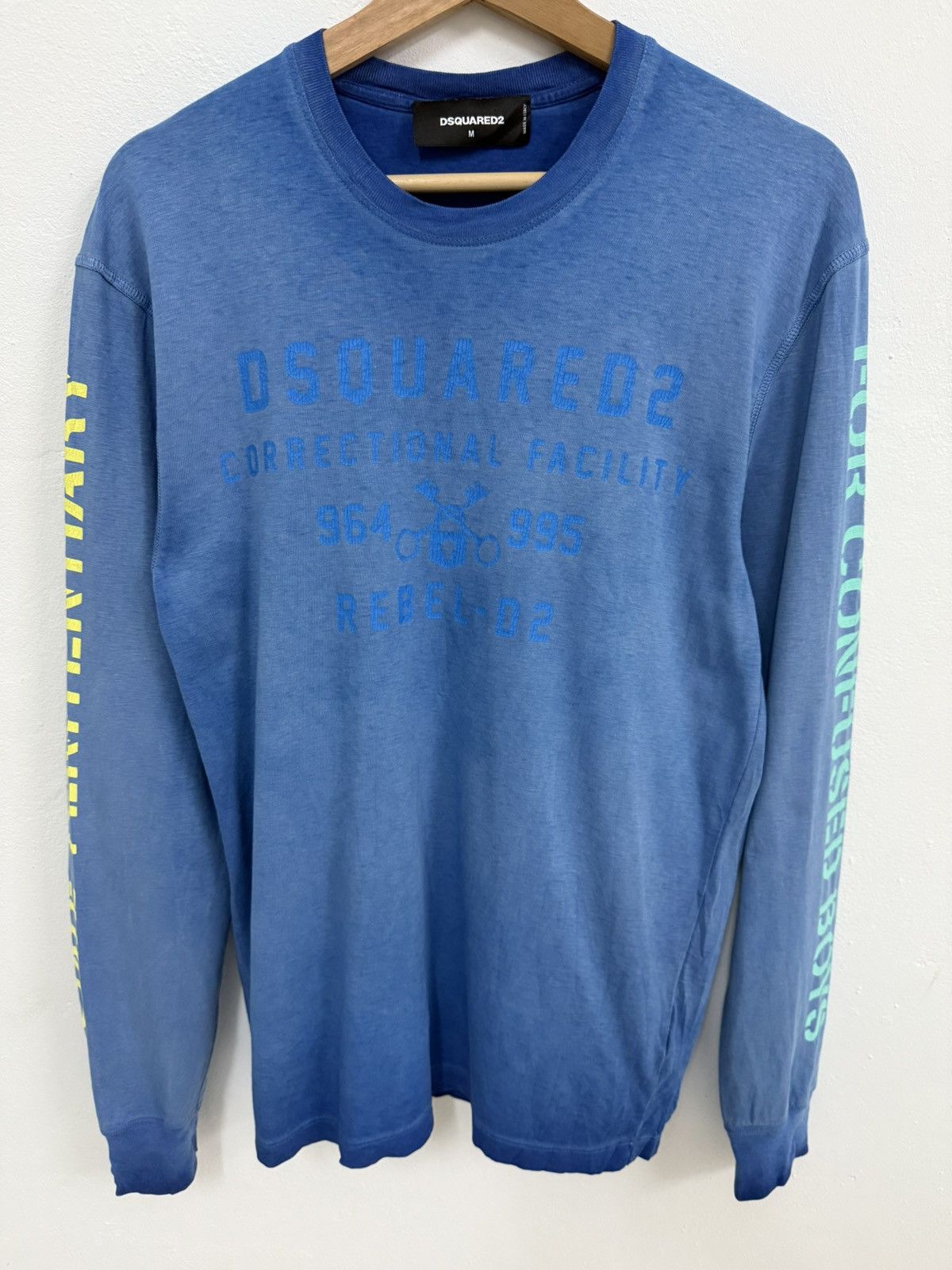 Dsquared2 Very Rare Dsquared Long Sleeve Shirt Size US M / EU 48-50 / 2 - 3 Thumbnail