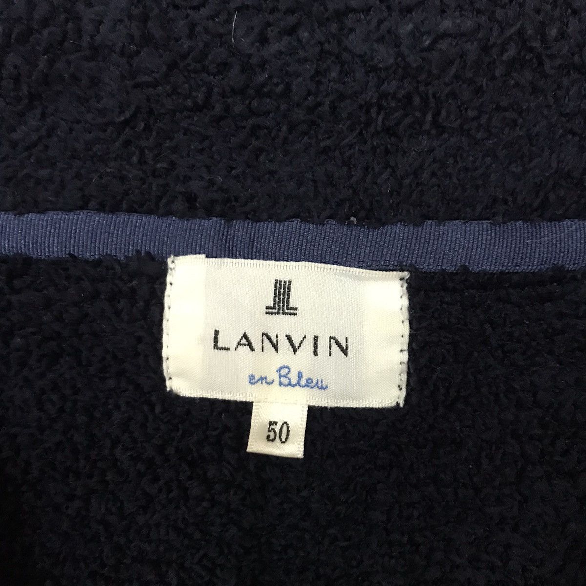 Designer × Japanese Brand × Lanvin Lanvin Open Neck Fleece Jacket Size US M / EU 48-50 / 2 - 3 Thumbnail