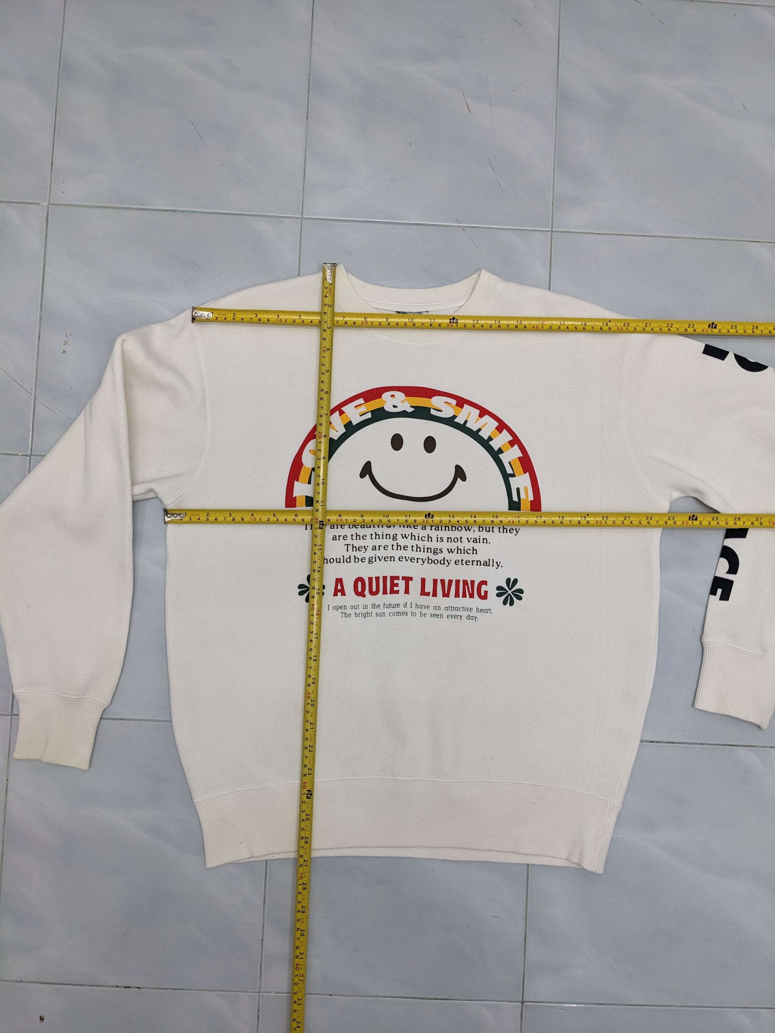 Japanese Brand Japanese Designer Love & Smile Love & Peace Streetwear Size US L / EU 52-54 / 3 - 7 Thumbnail