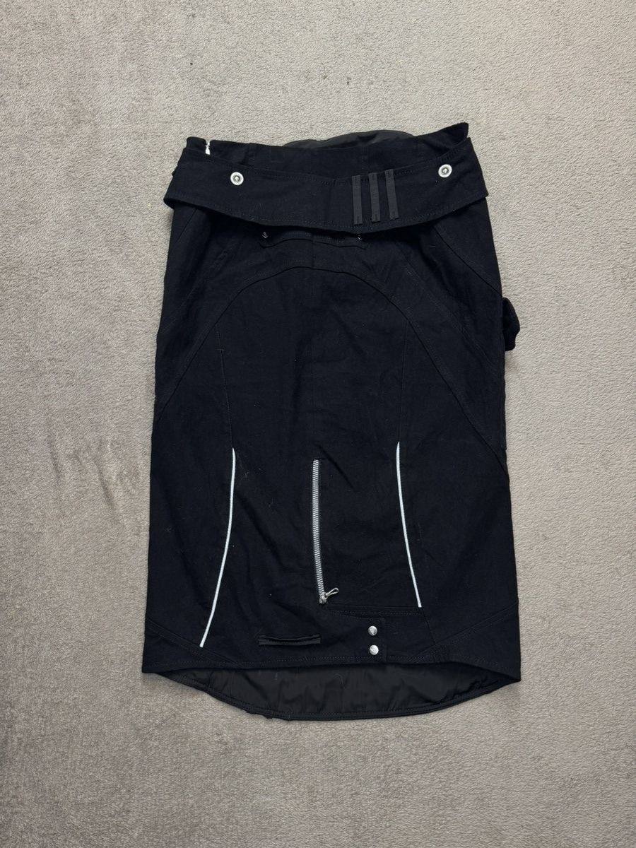 Japanese Brand Vintage Multizip MIDI Skirt Helmut Lang Yohji Yamamoto vibe Size 27" / US 4 / IT 40 - 6 Thumbnail