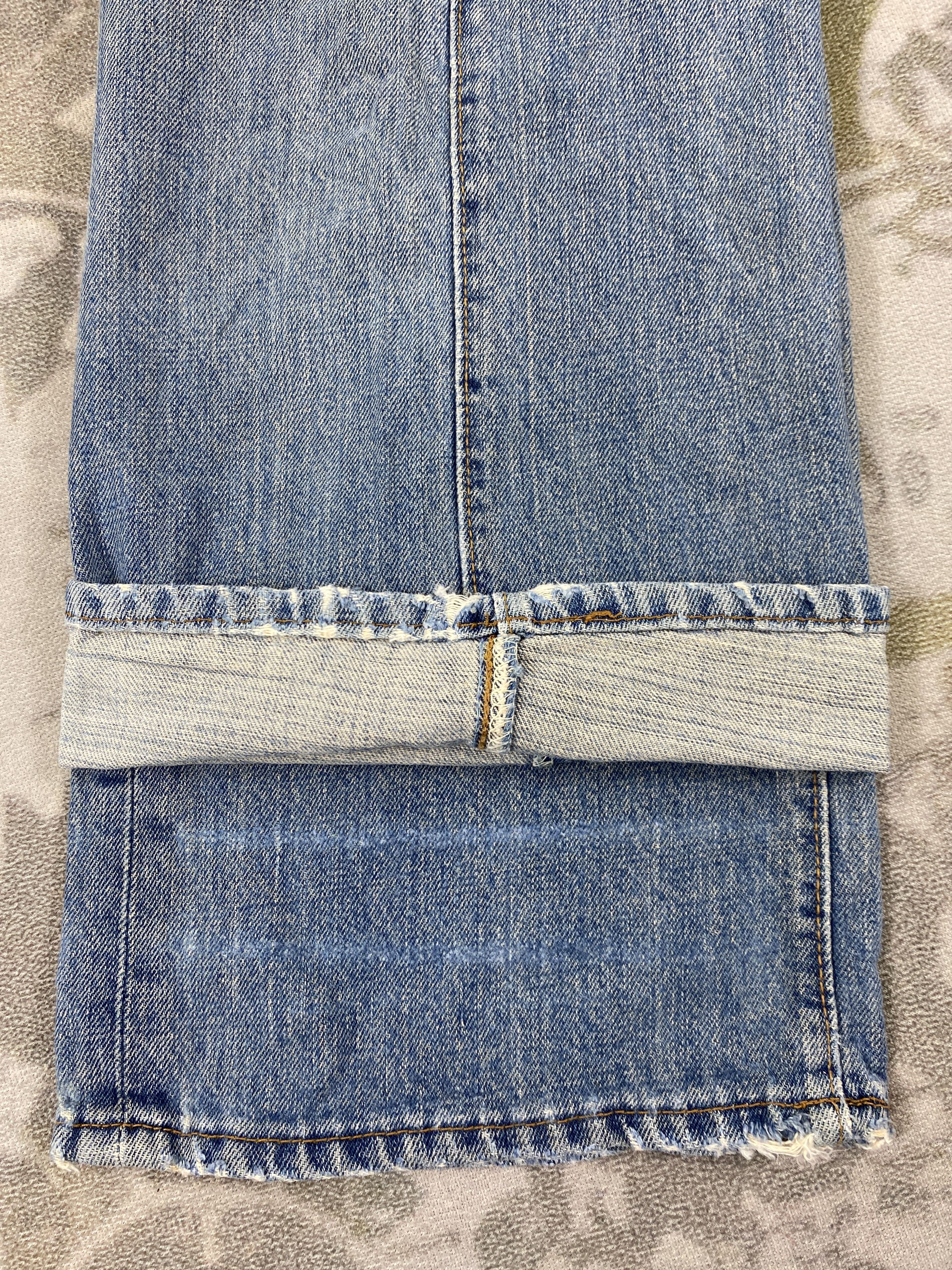 If Six Was Nine Vintage Big John Flare Jeans 31x33.5 Denim- JN3823 Size US 31 - 12 Thumbnail