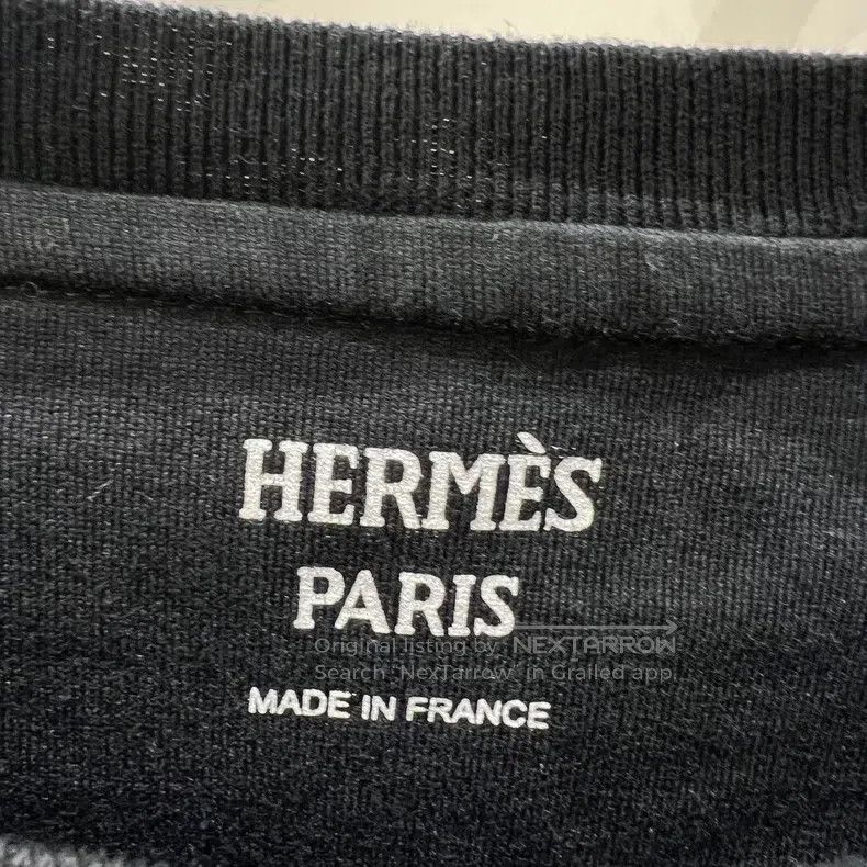 Hermes Hermes Logo Letter H Printed Short Sleeve T-shirt Size XS / US 0-2 / IT 36-38 - 3 Thumbnail