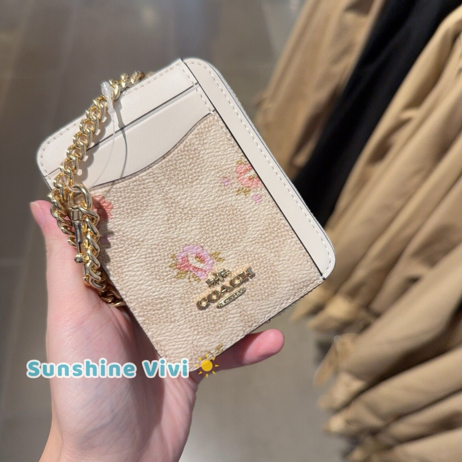 Coach coach Zip Card Case With Floral Print car25 | Grailed