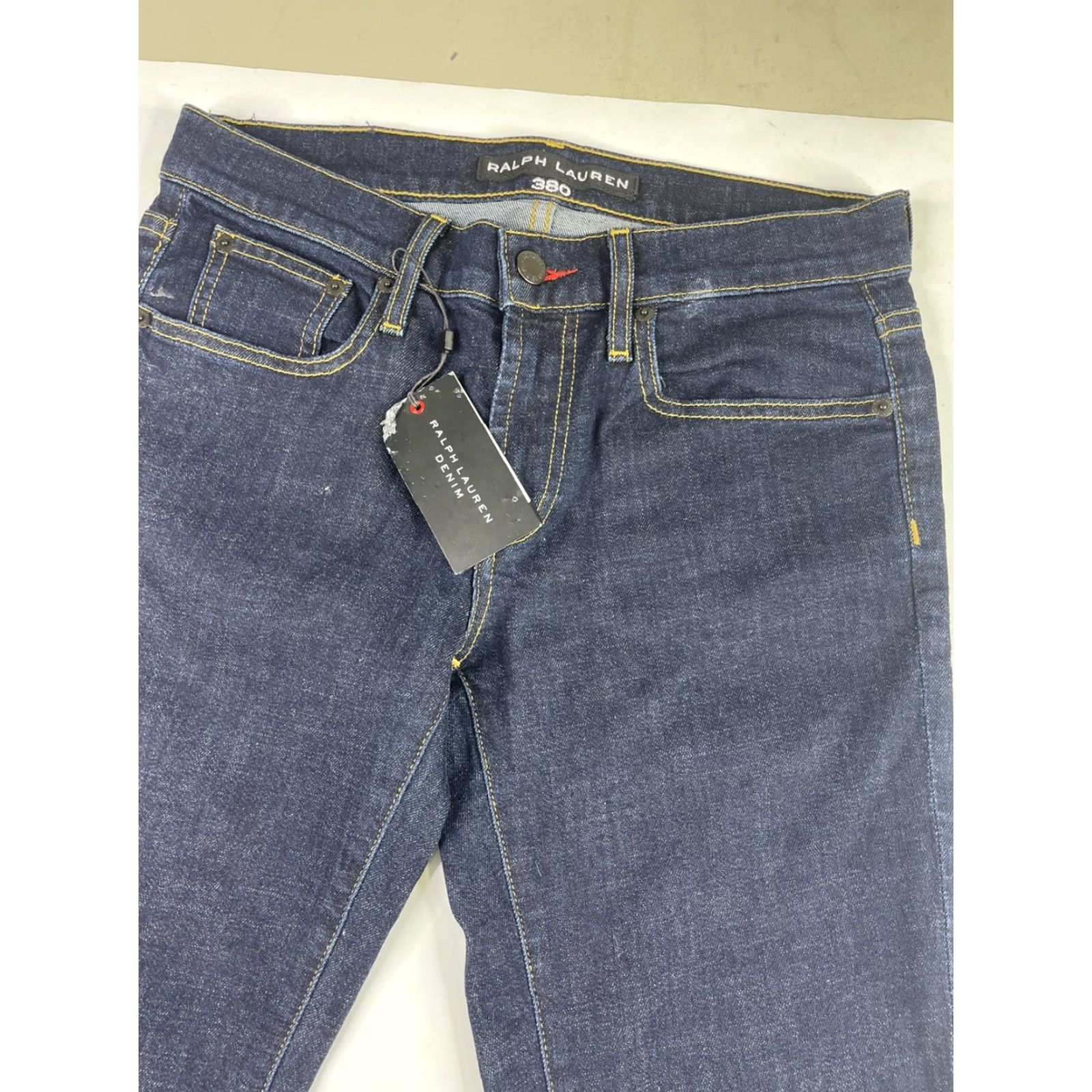Ralph Lauren VINTAGE NWT Ralph Lauren Jeans 28 Womens Straight Slim Boot Stretch Denim Blue Size 28" / US 6 / IT 42 - 2 Thumbnail