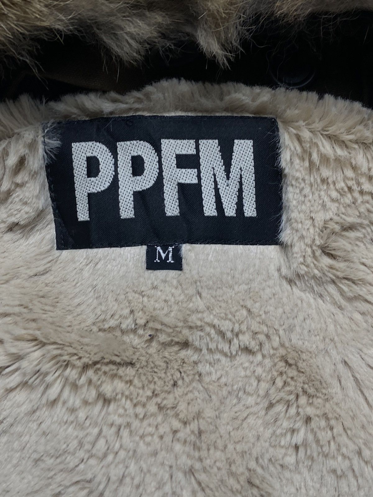 If Six Was Nine 2005 PPFM - Trim Fur Canvas Coat Jacket Size US L / EU 52-54 / 3 - 11 Thumbnail