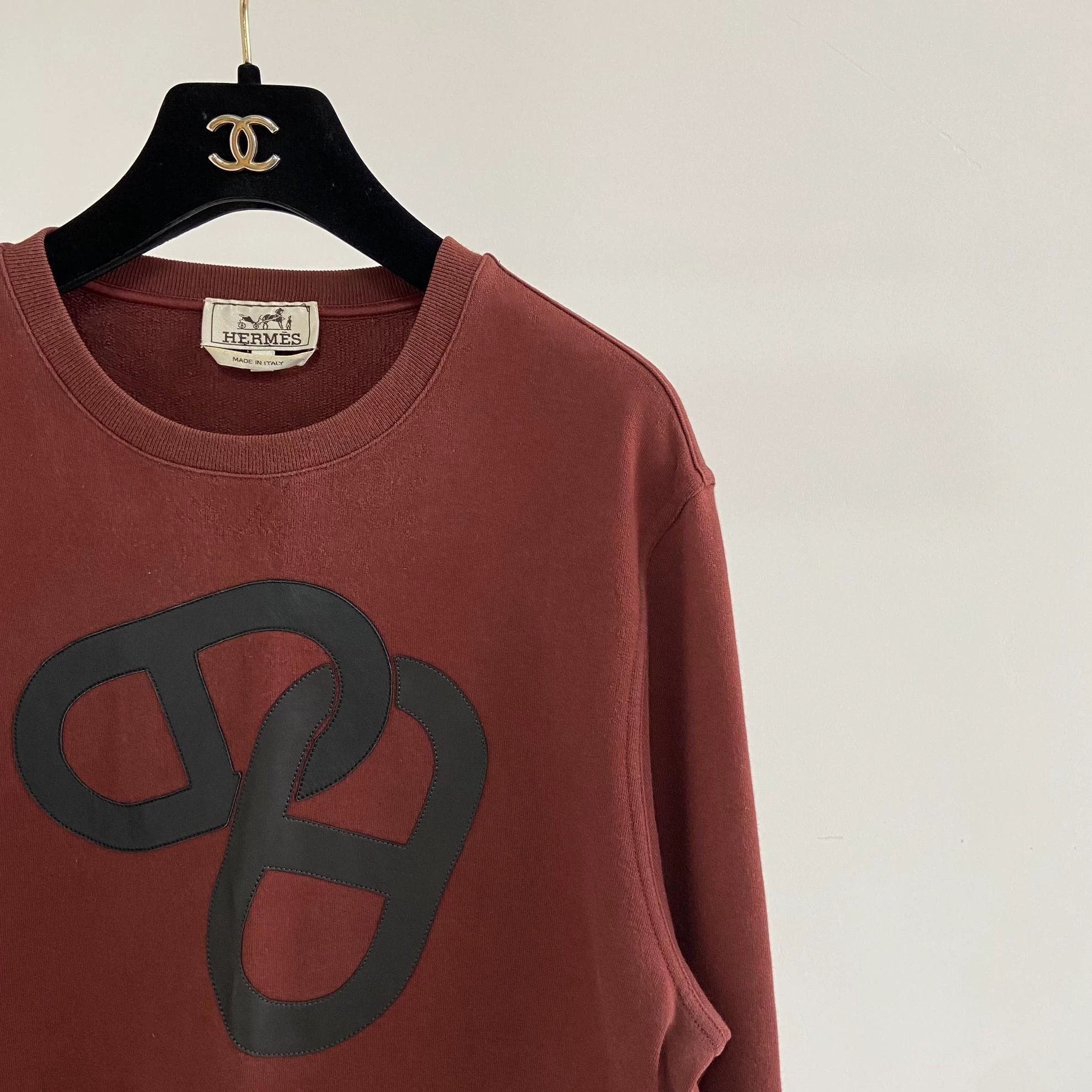 Hermes Hermès Crimson Crewneck Pullover M 8982 Size M / US 6-8 / IT 42-44 - 3 Thumbnail