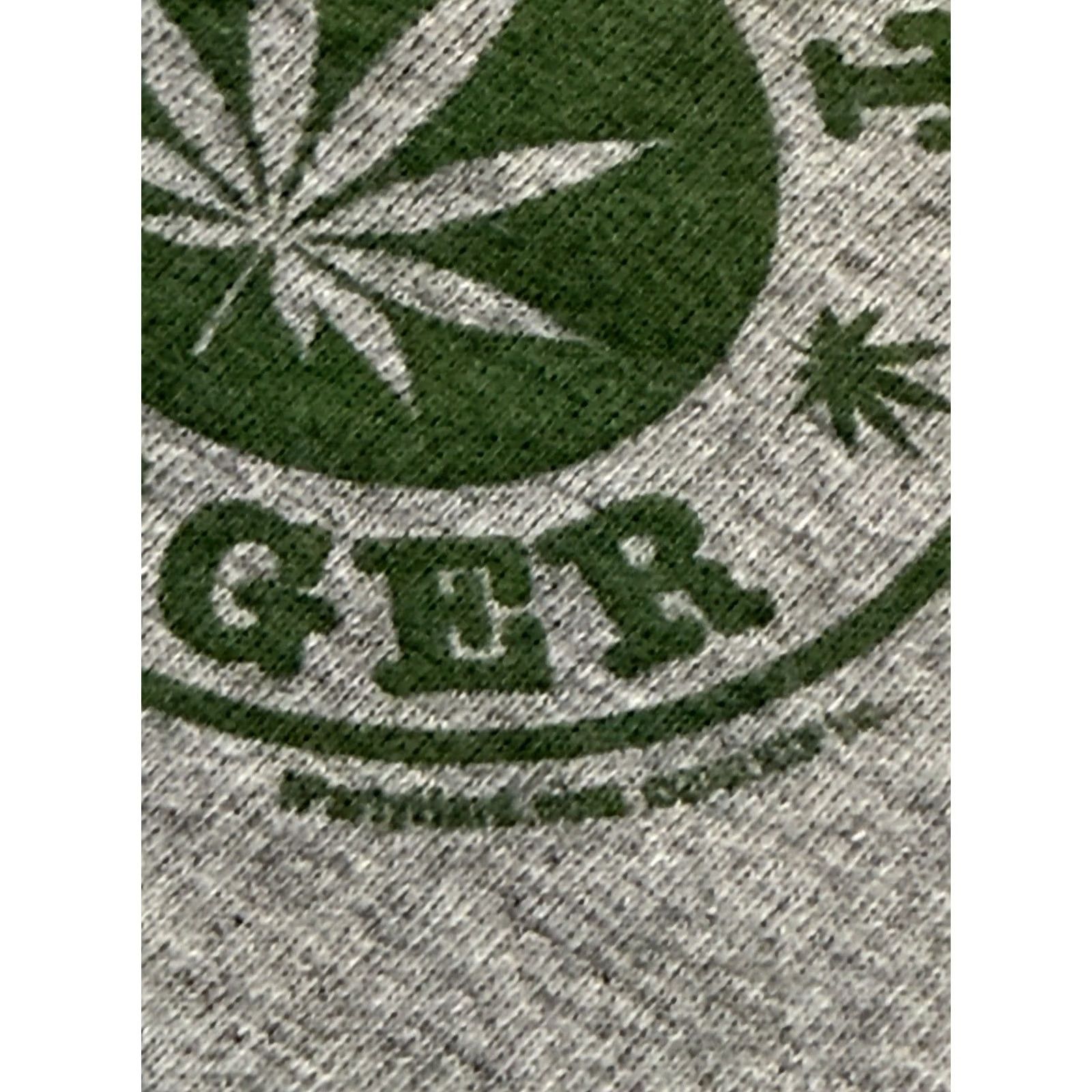 Delta VINTAGE Cannabis Plant Manager Shirt Mens L Gray Delta Pro Weight Short Sleeve Crew Neck 90s Funny Logo Graphic Print Cheech Chong Size US L / EU 52-54 / 3 - 4 Thumbnail