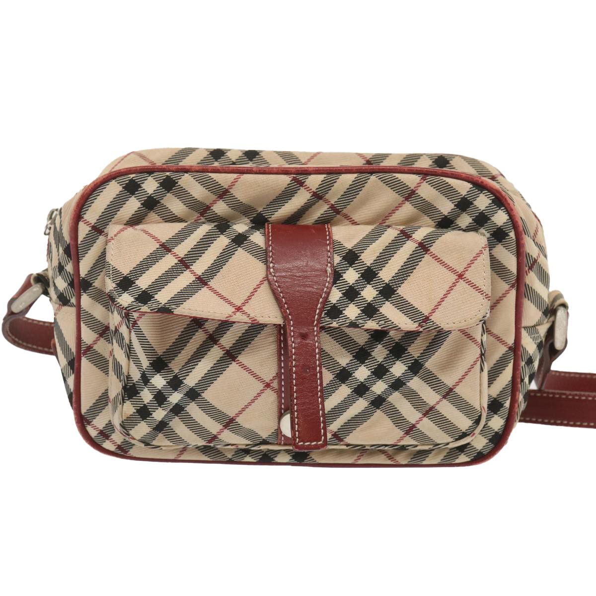 Burberry Nova Check Beige Canvas Shoulder Bag (Pre-Owned) Size ONE SIZE - 1 Thumbnail