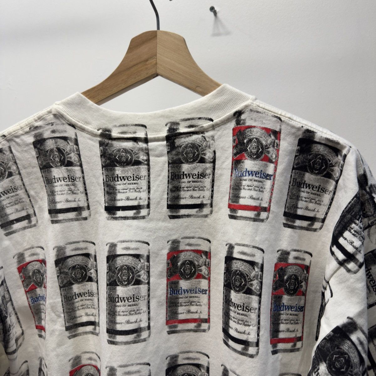 Vintage Vintage 90s Budweiser Warhol AOP Print Art Shirt ERD Grunge Size US L / EU 52-54 / 3 - 8 Thumbnail