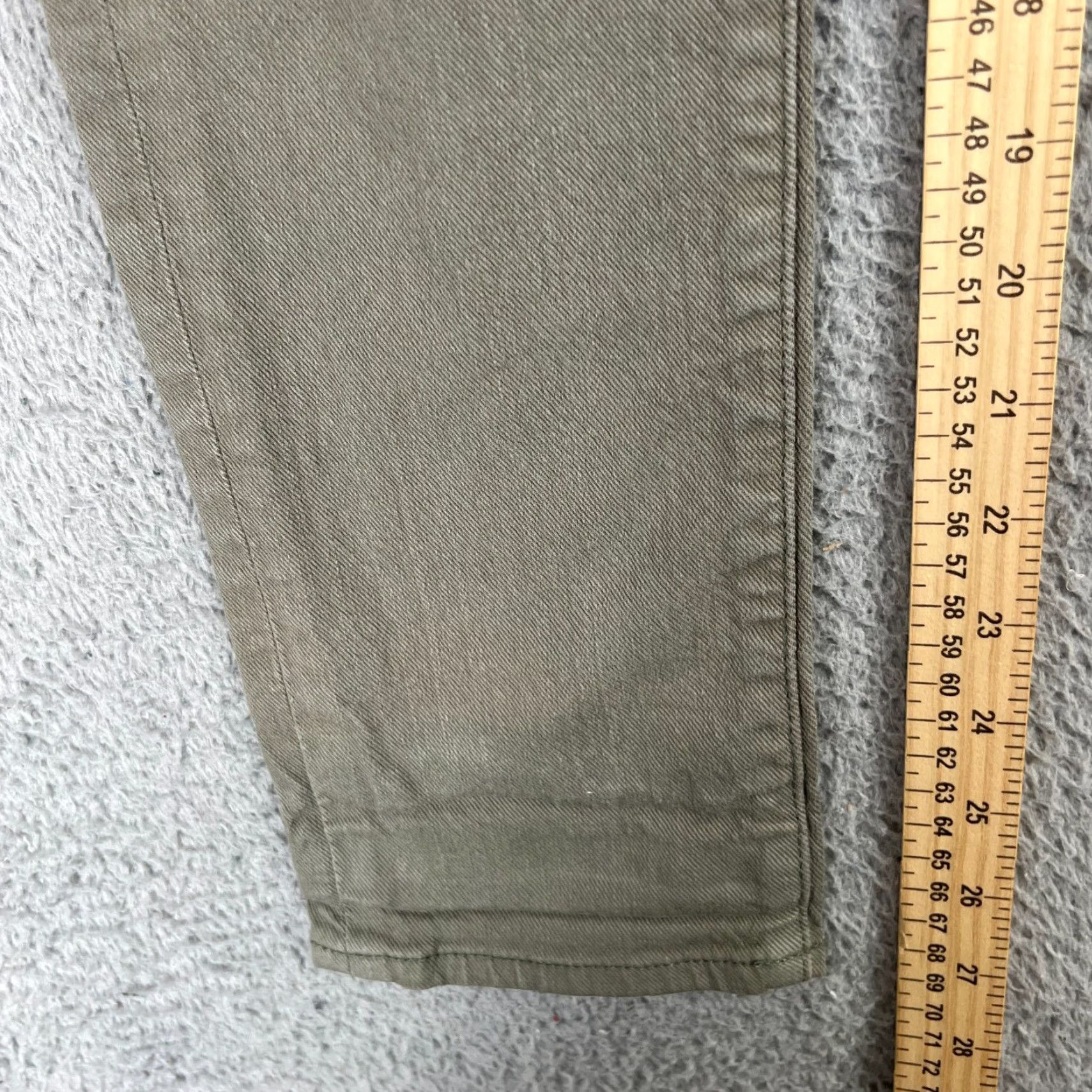 7 For All Mankind 7 For All Mankind Jeans Womens 25 Distressed Skinny Stretch Low Rise Green Size 42" / US 20 - 3 Thumbnail