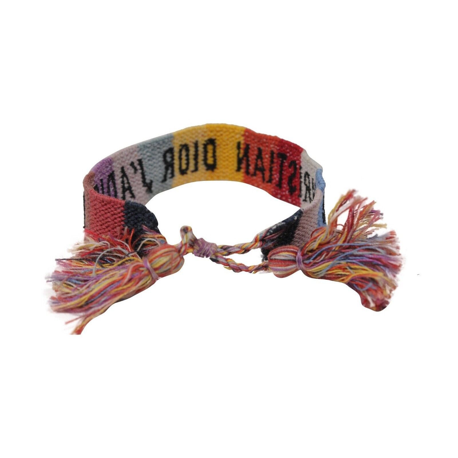 Dior Woven J'Adior Friendship Tassel Bracelet Size ONE SIZE - 4 Thumbnail