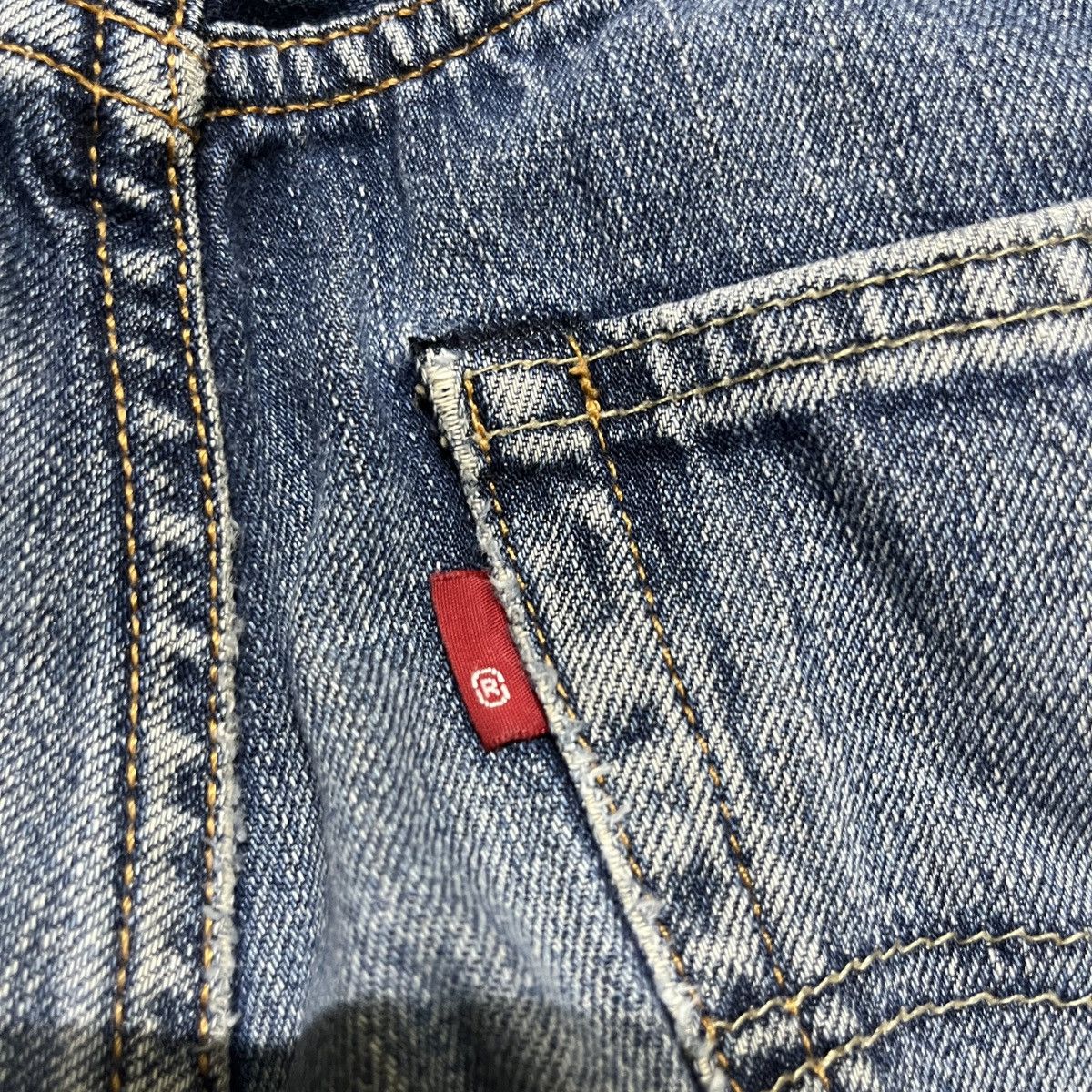 Jean × Levi's × Levi's Vintage Clothing Vintage Levis 502 Distressed Jeans Size US 31 - 18 Thumbnail