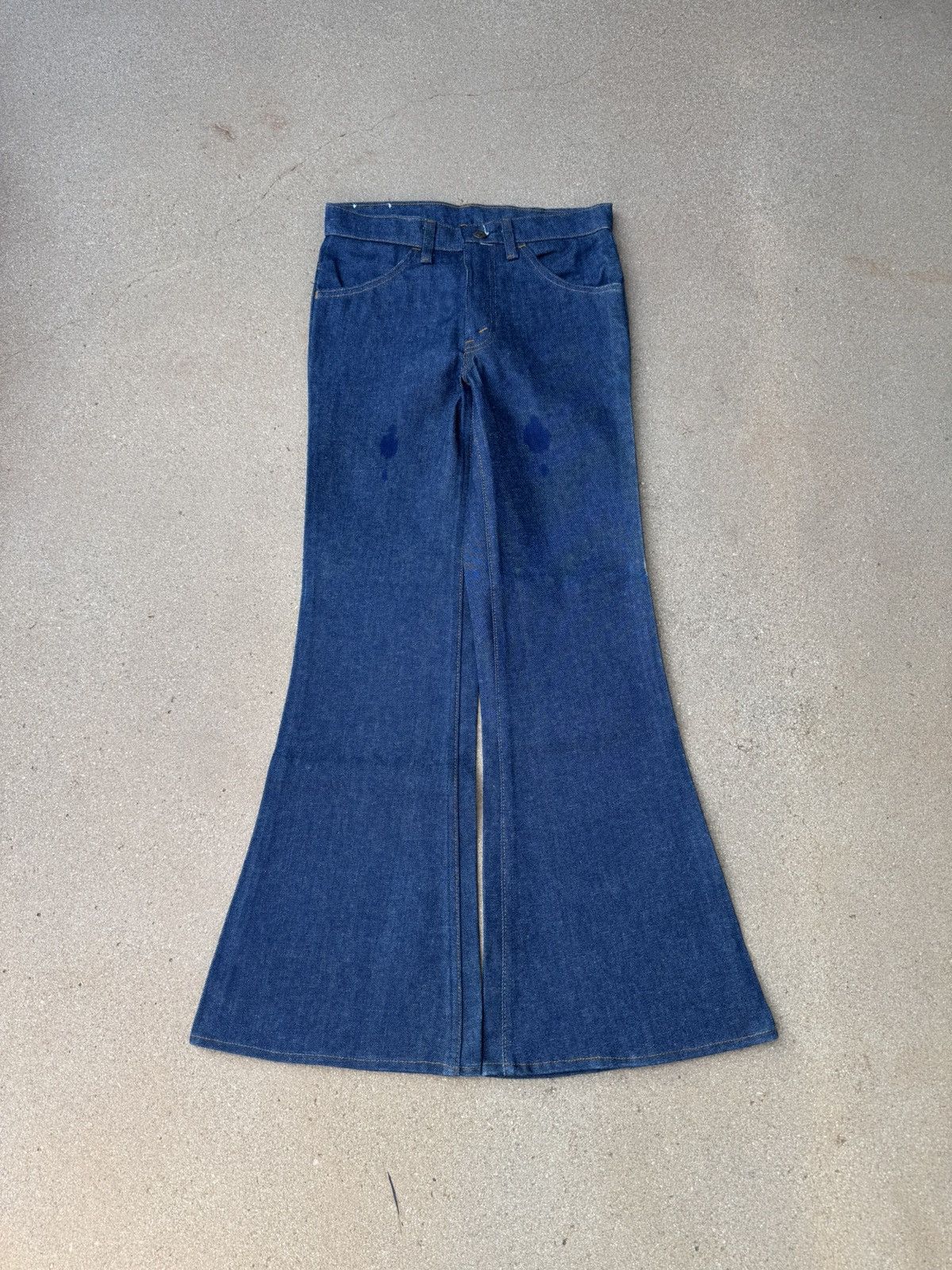 Levi's Vtg 80’s Levi’s 684 Orange Tab Bellbottom Flare Jeans 28x30 Size US 28 / EU 44 - 1 Thumbnail
