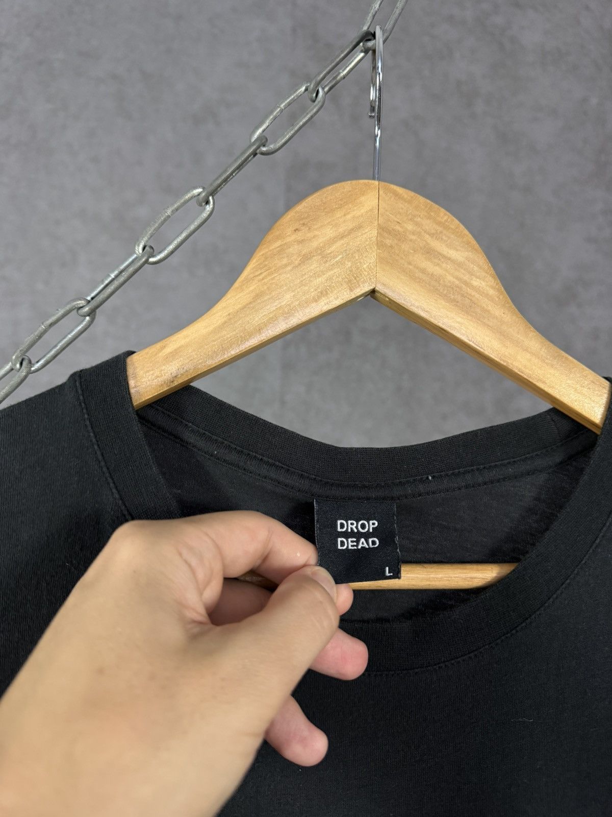 Drop Dead Drop Dead center logo tee Size US L / EU 52-54 / 3 - 4 Thumbnail