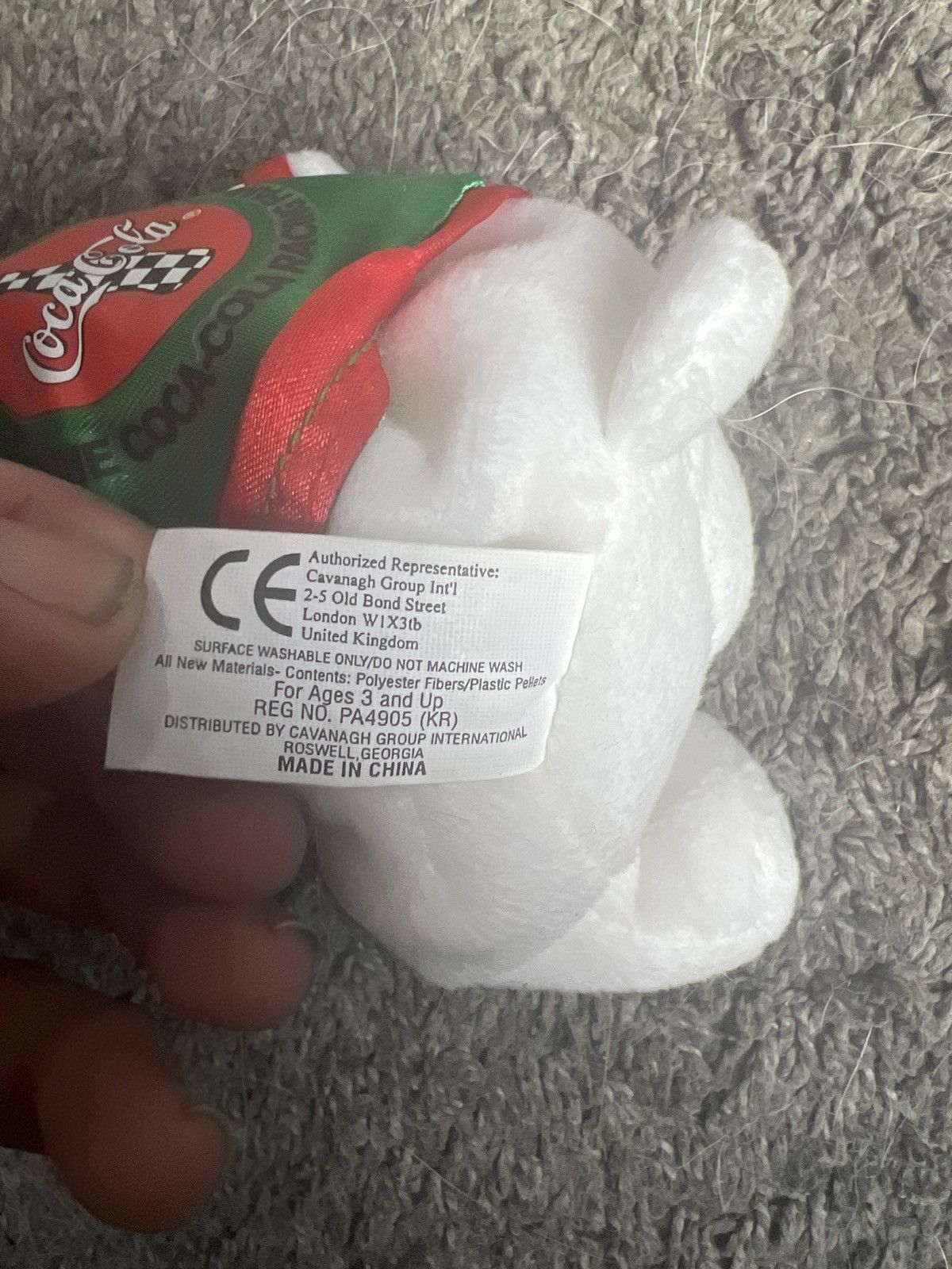Coca Cola 1999 Coca-Cola Bobby Labonte Bean Bag Plush Size ONE SIZE - 7 Thumbnail