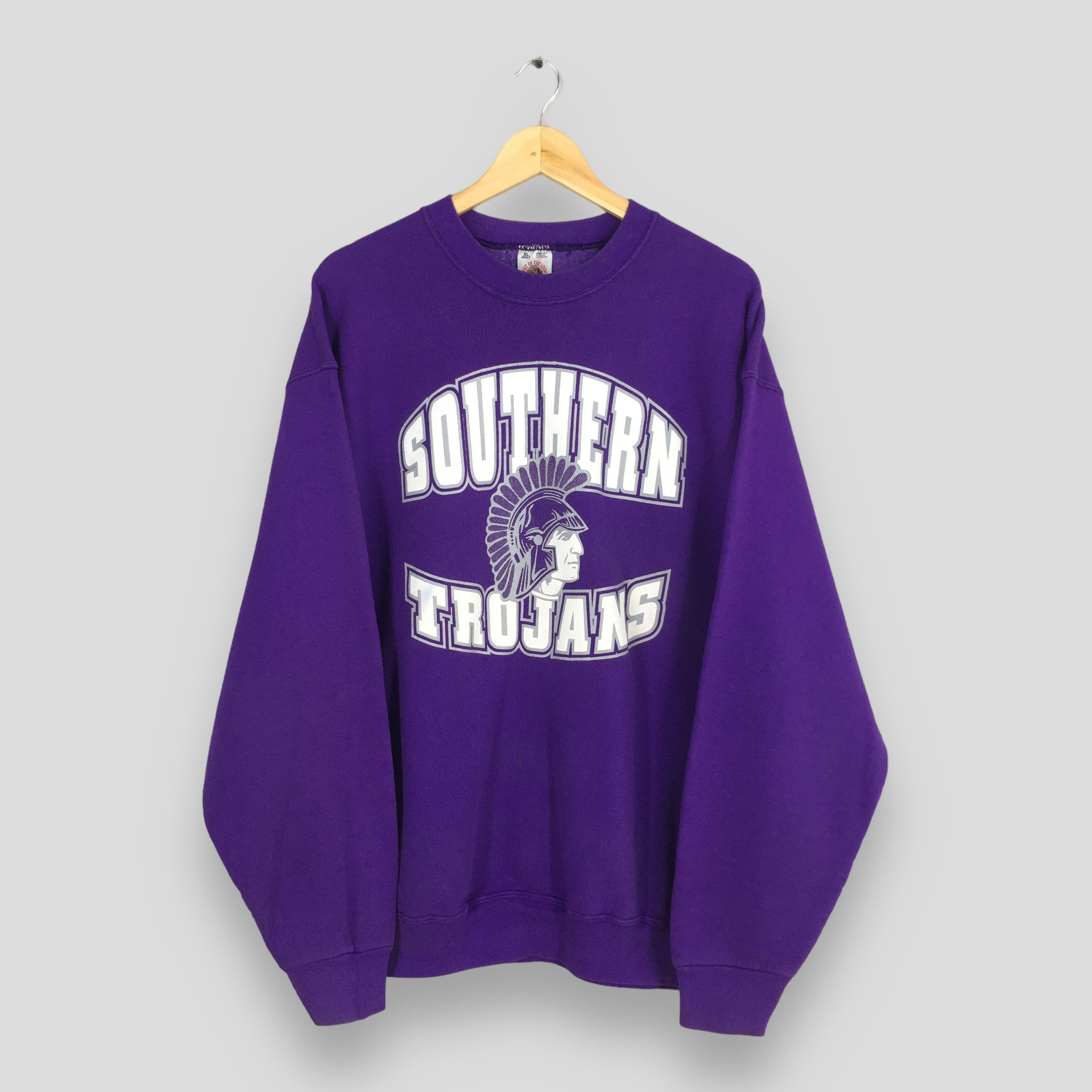 Fruit Of The Loom × NCAA Vintage USC Southern Trojans Football Sweater XLarge Size US XL / EU 56 / 4 - 1 Thumbnail