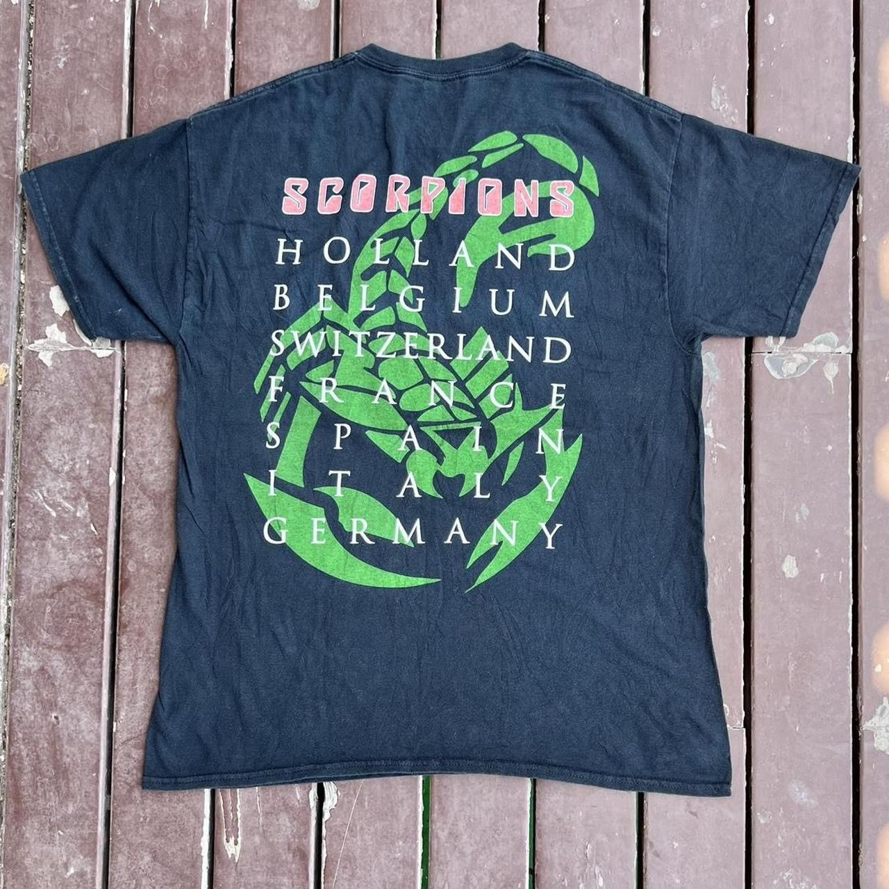 Vintage Vintage Scorpions T-shirt Size US L / EU 52-54 / 3 - 7 Thumbnail