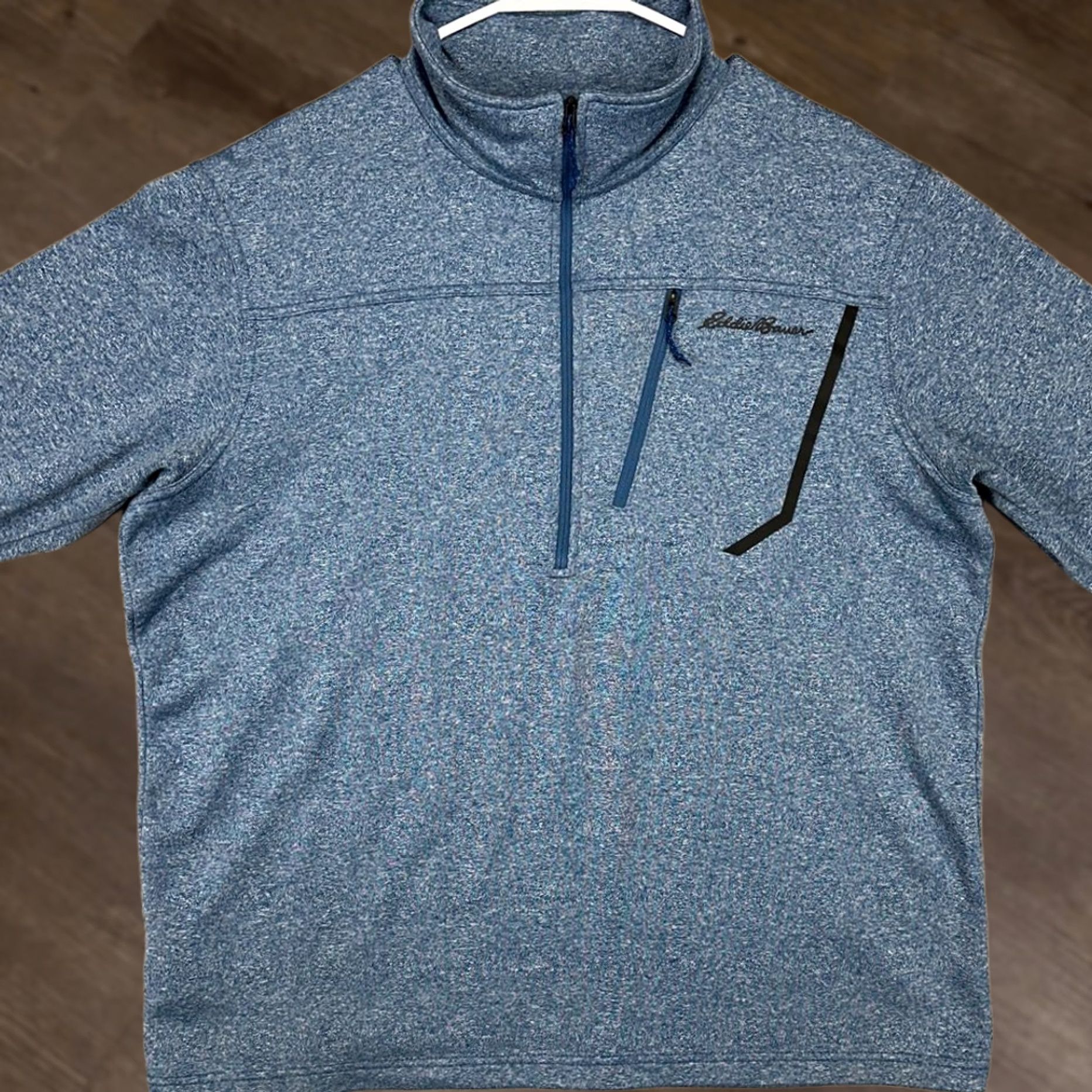 Eddie Bauer Eddie Bauer Shirt Mens L Blue First Ascent Pullover Sweatshirt Men Half Zip Fleece Line Size US L / EU 52-54 / 3 - 1 Thumbnail