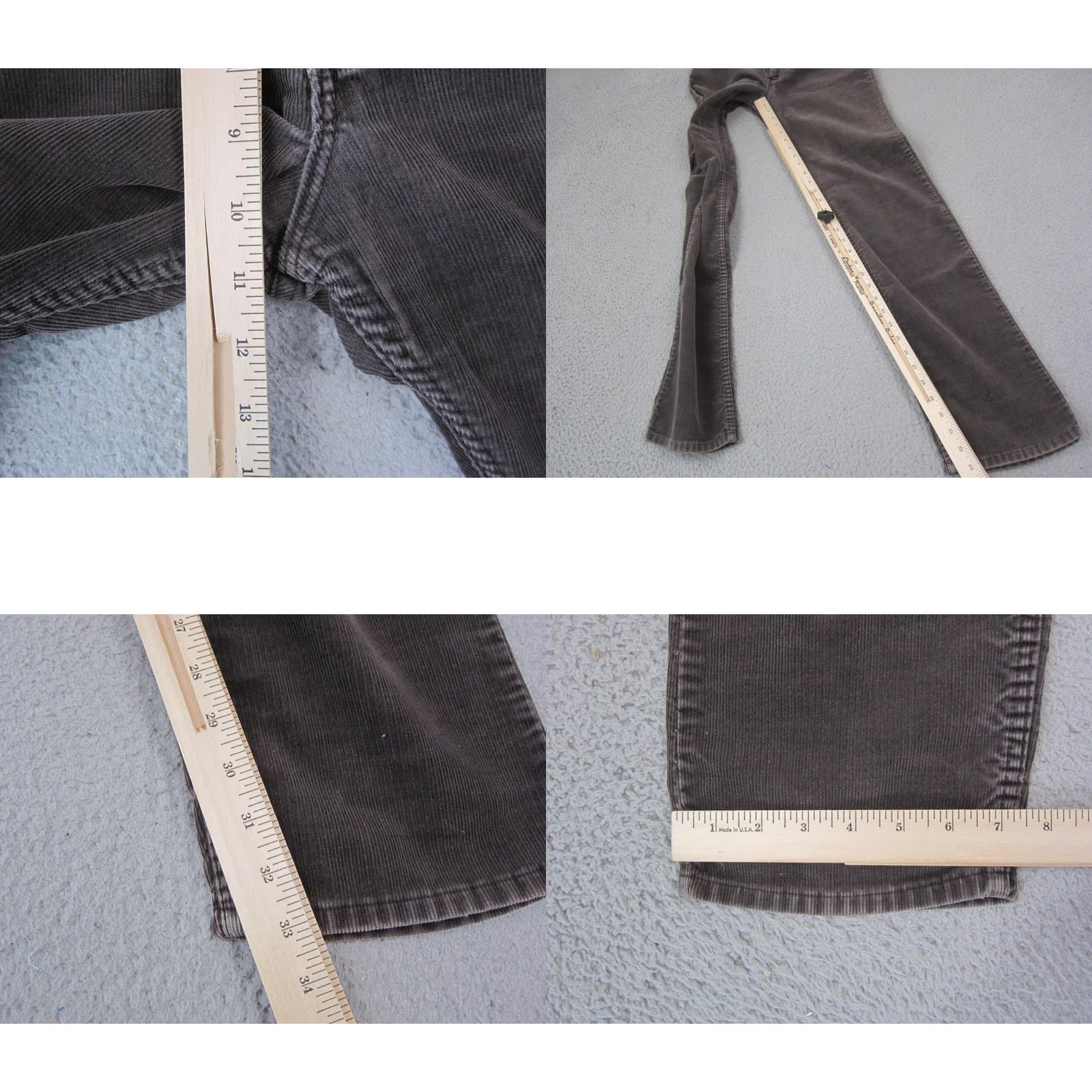 Levi's VINTAGE Levi's 500 Series Jeans Corduroy Brown 30x33 Regular 5-Pocket Levi's Mens Straight 90s 80s Clothing Size US 30 / EU 46 - 9 Thumbnail