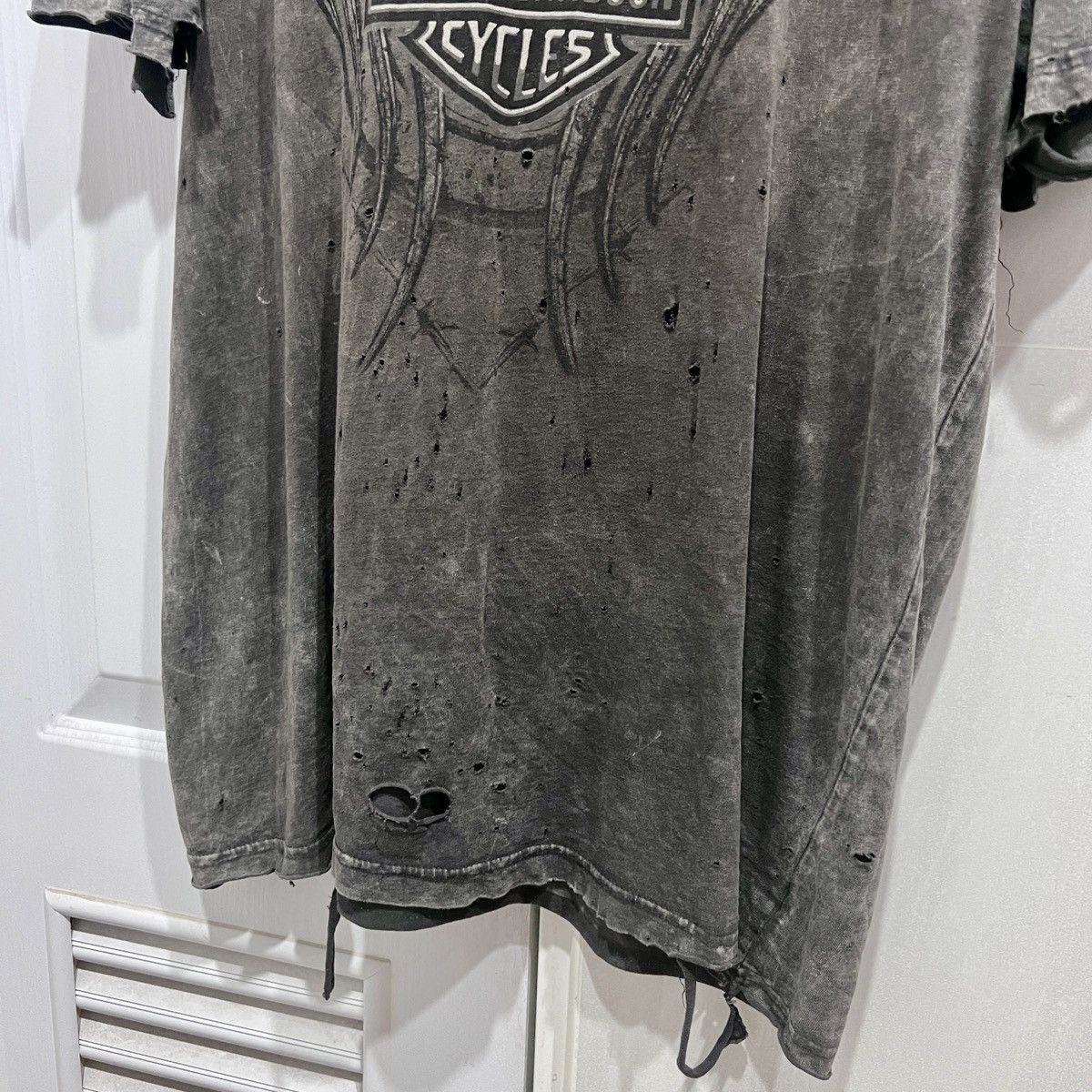 Vintage Vintage Y2K Harley Davidson Logo Distressed Thrashed Faded Size US L / EU 52-54 / 3 - 10 Thumbnail