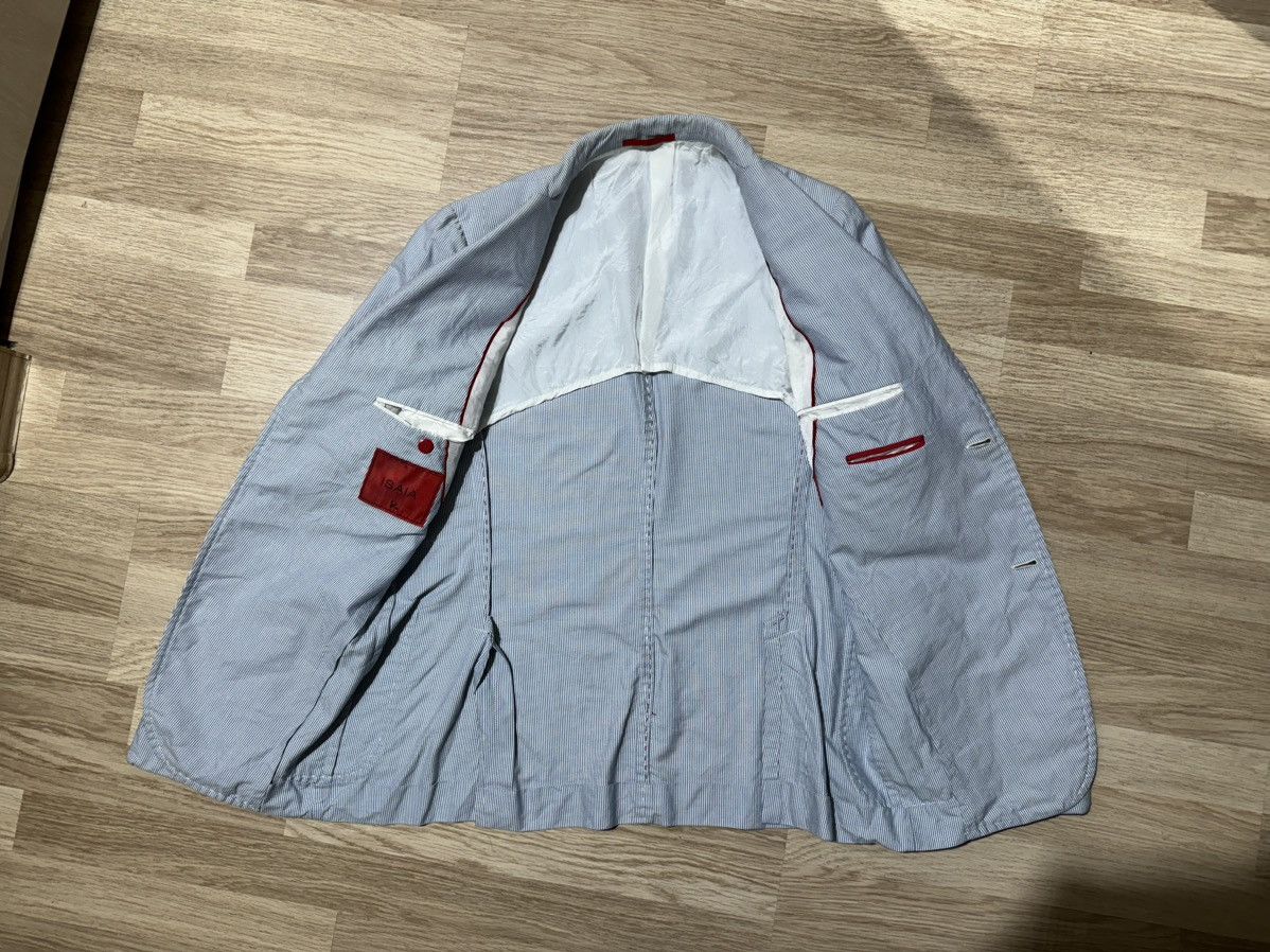 Designer × Isaia Isaia stripped blazer 50 Size 50R - 6 Thumbnail