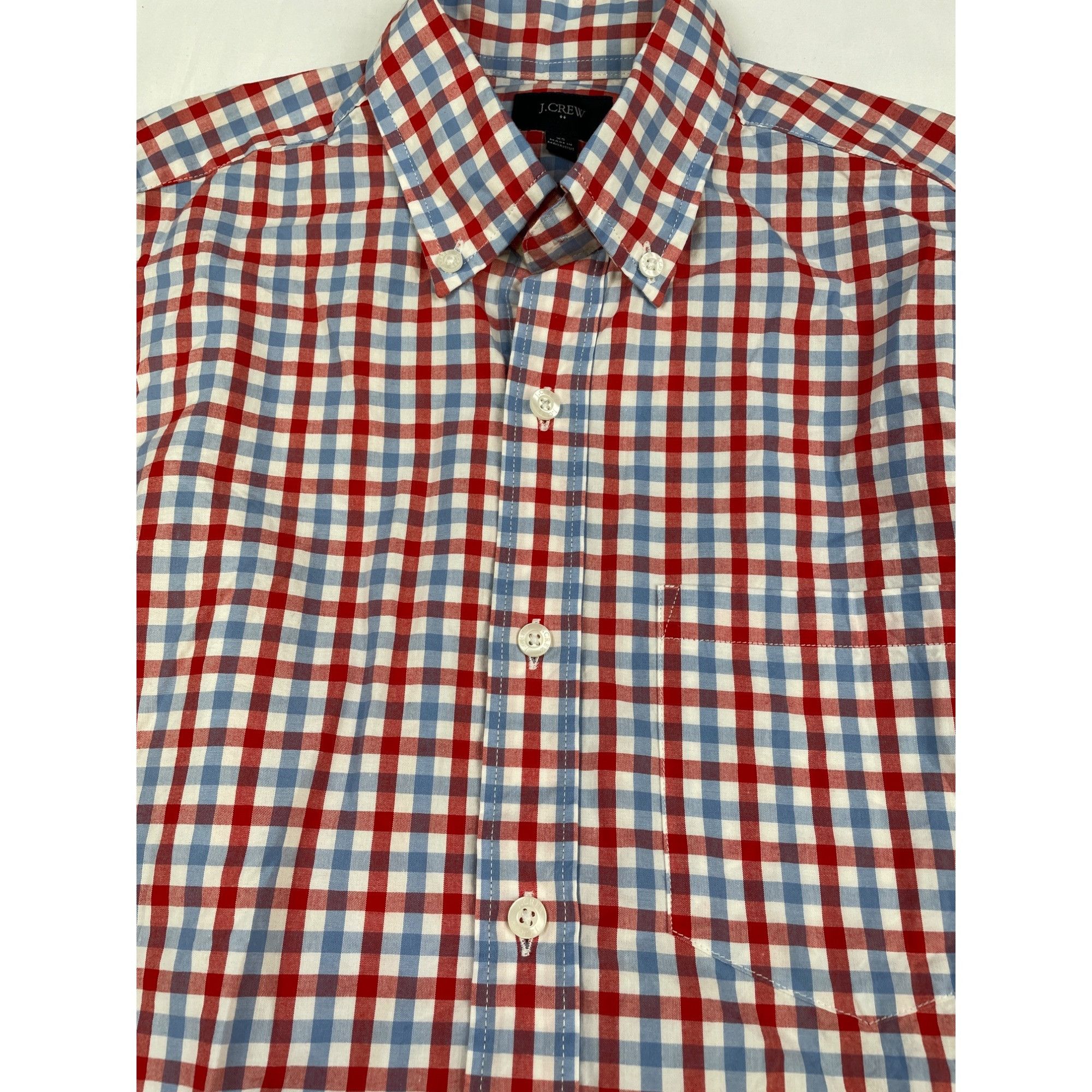 Other J Crew Men's Red/White/Blue Button up Shirt/Long Sleeves Siz Size US XS / EU 42 / 0 - 5 Thumbnail
