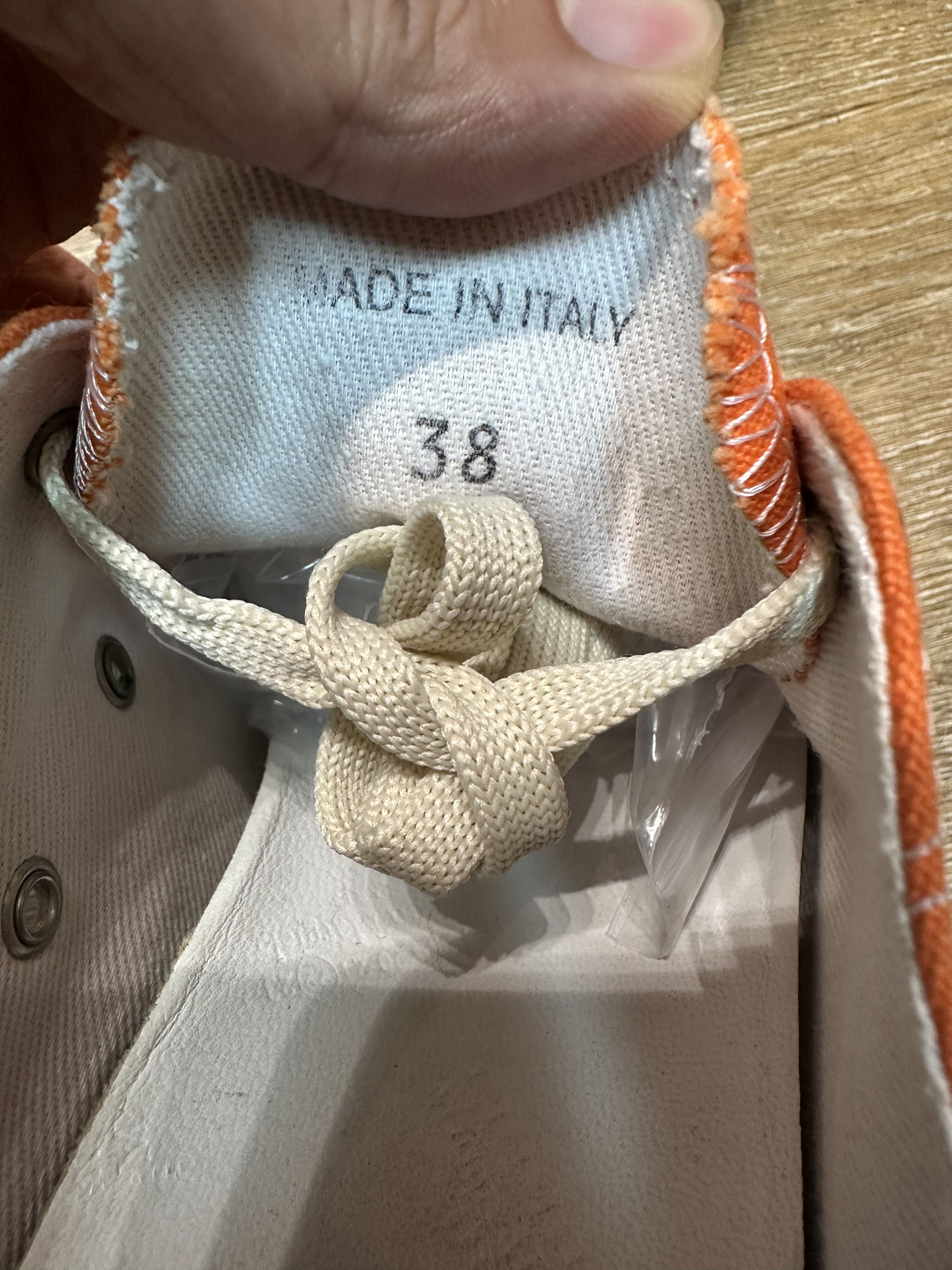 Maison Margiela Maison Margiela Tabi Canvas Orange Size US 8 / IT 38 - 3 Thumbnail