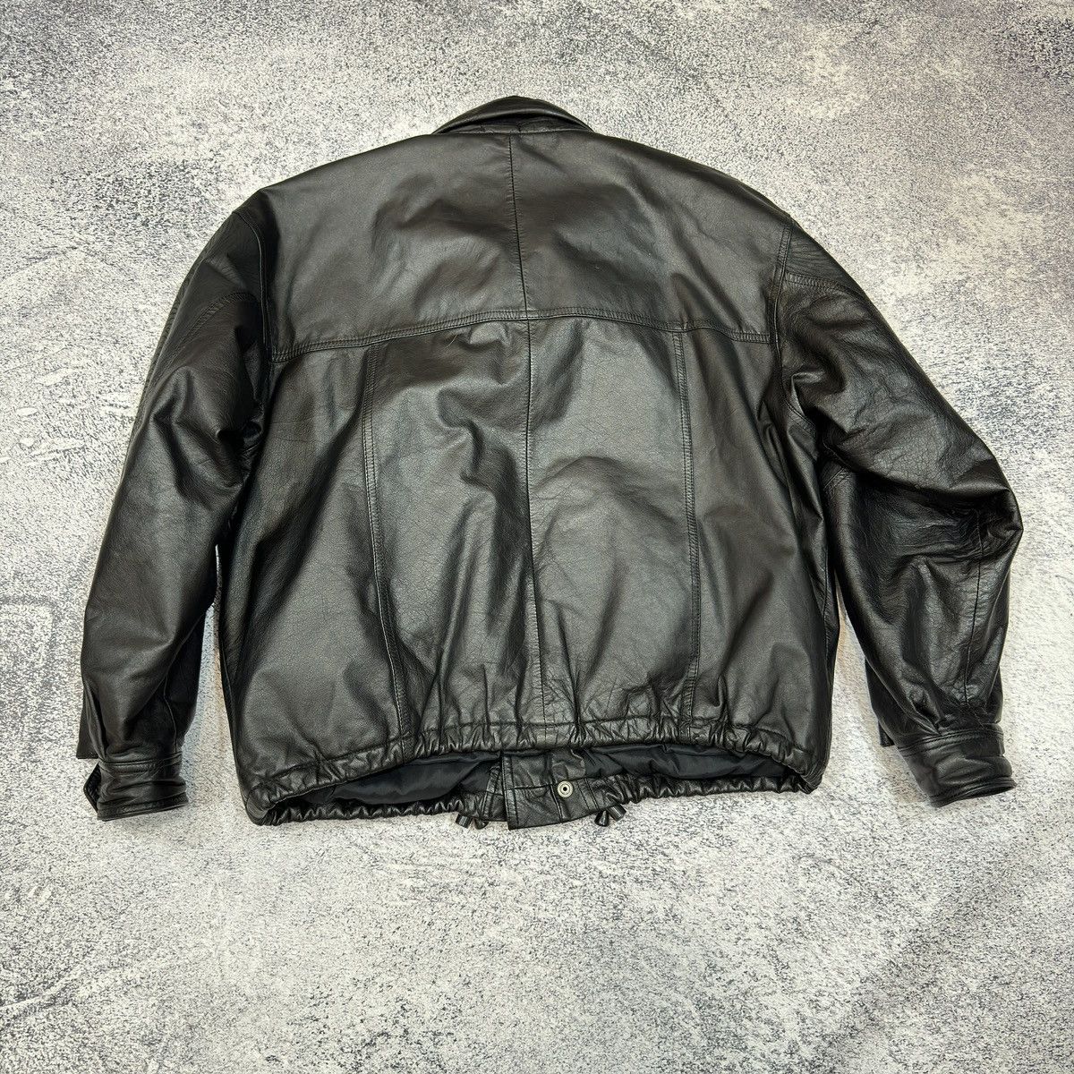 Vintage Made in Korea Leather Jacket M-L size Size US L / EU 52-54 / 3 - 22 Thumbnail