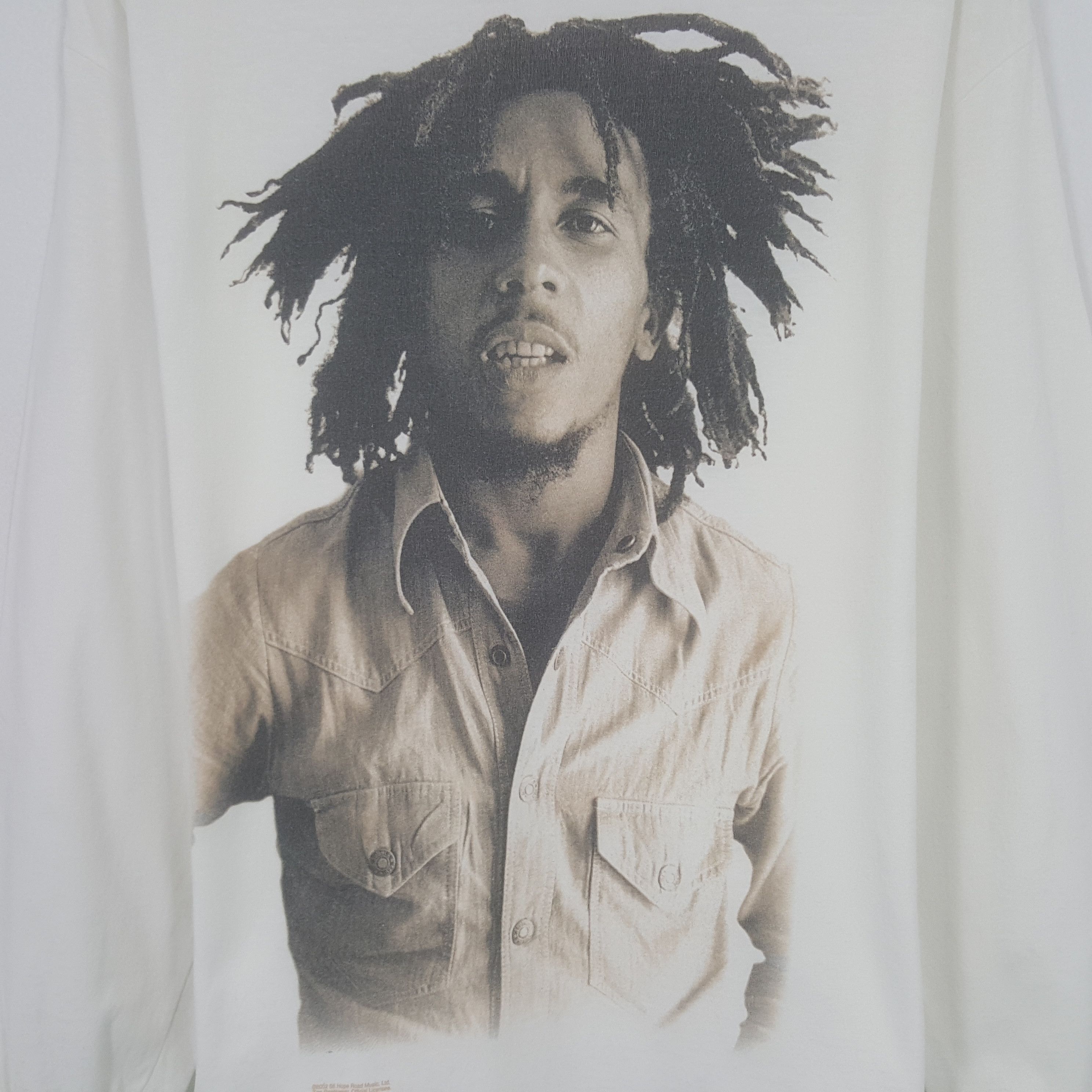 Bob Marley × Vintage Vintage Bob Marley Long Sleeve Tshirt Size US XL / EU 56 / 4 - 2 Thumbnail