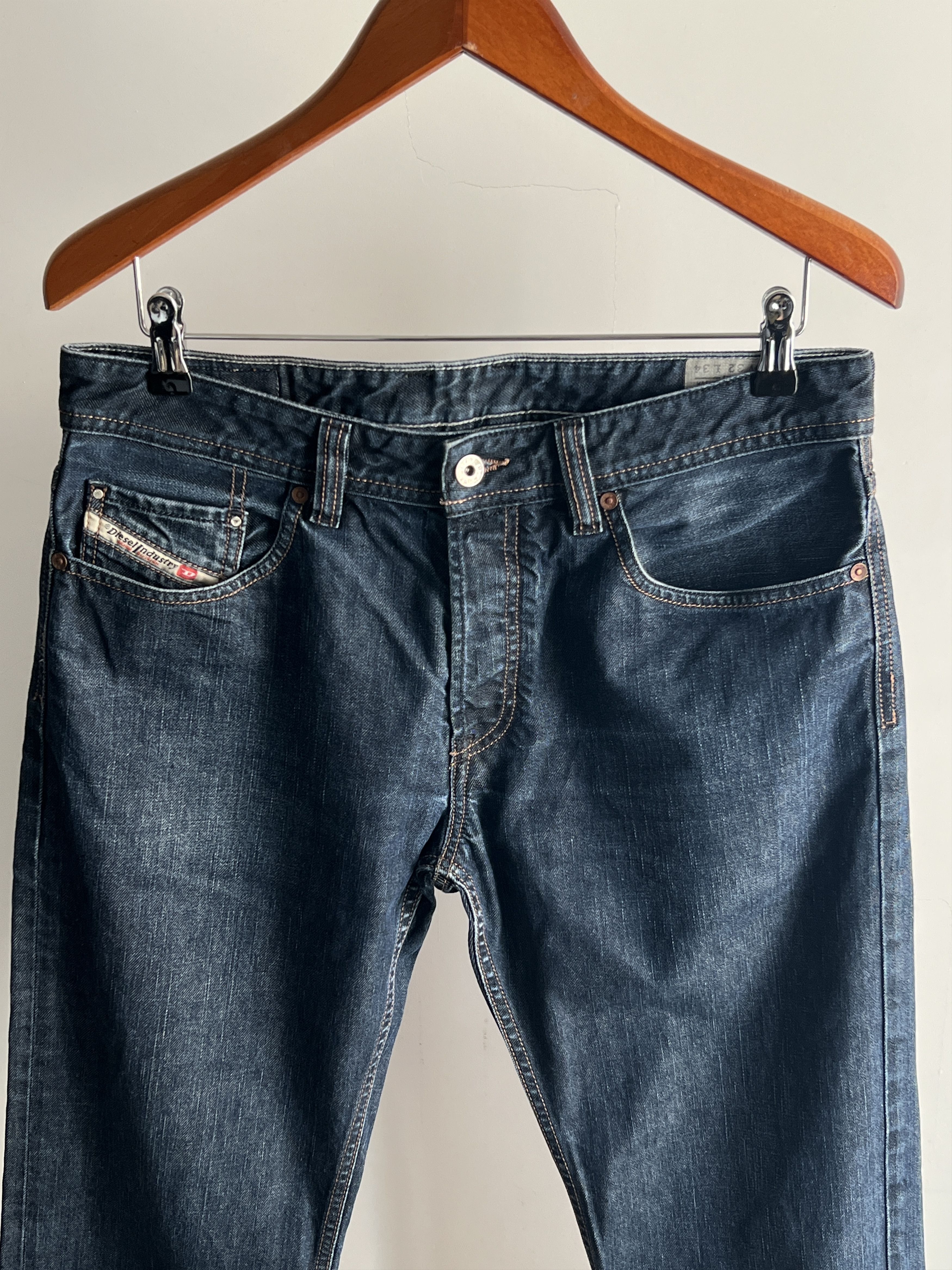 Diesel × Vintage Diesel Industry Vintage Straight Denim Pants Jeans Relaxed Size US 32 / EU 48 - 5 Thumbnail
