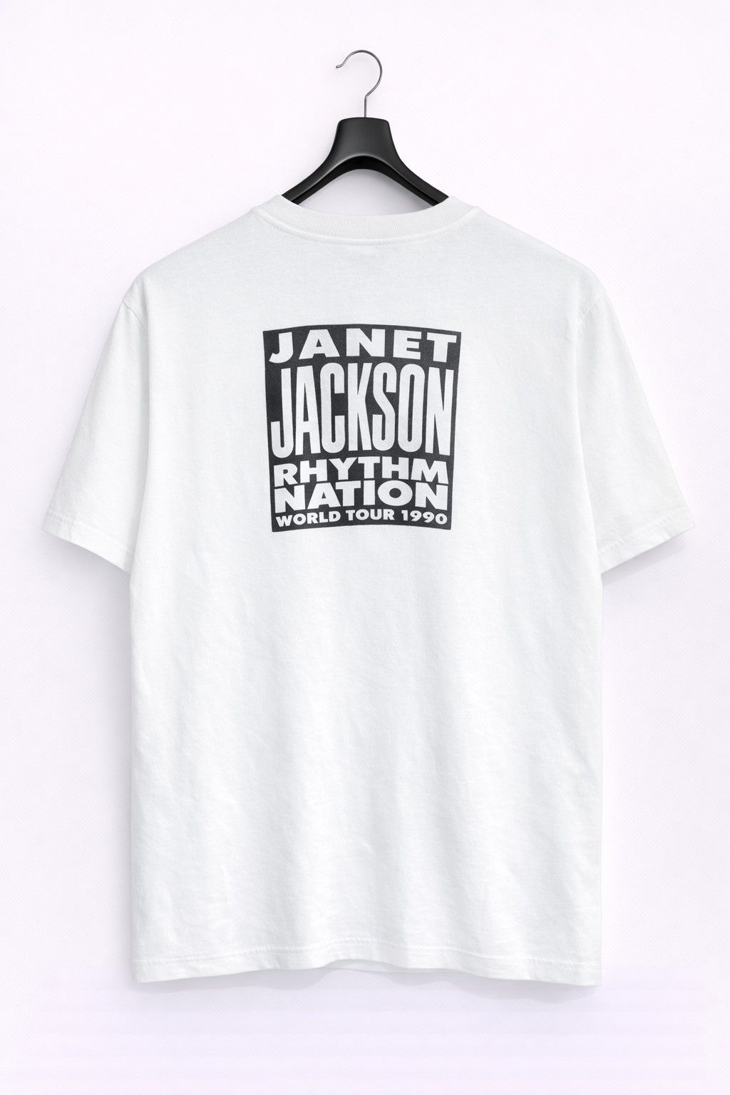 Rap Tees Vintage 1990 Janet Jackson Rhythm Nation World Tour T-Shirt Size US M / EU 48-50 / 2 - 2 Thumbnail