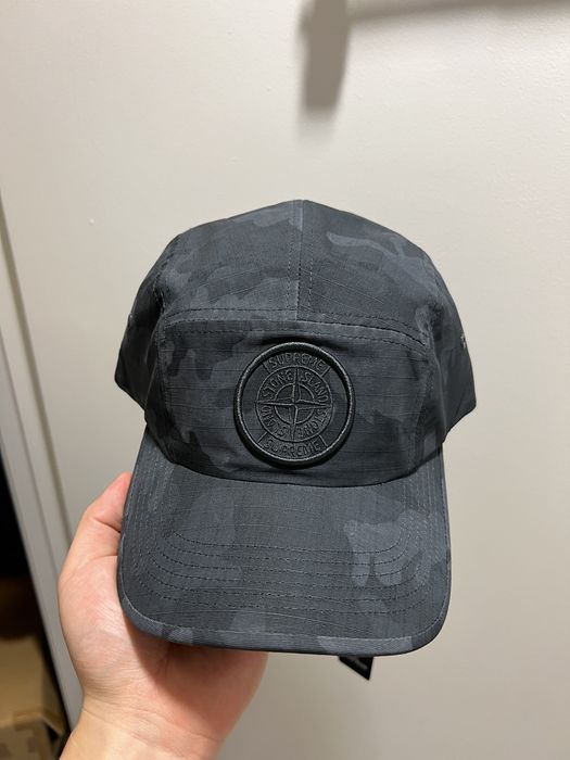 Supreme Supreme Stone Island Reactive Ice Camo Ripstop Camp Cap