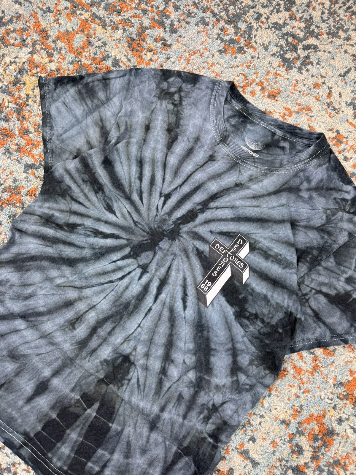 Band Tees × Vintage Vintage 00s Deftones until death tour tie dye graphic tee Size US S / EU 44-46 / 1 - 6 Thumbnail