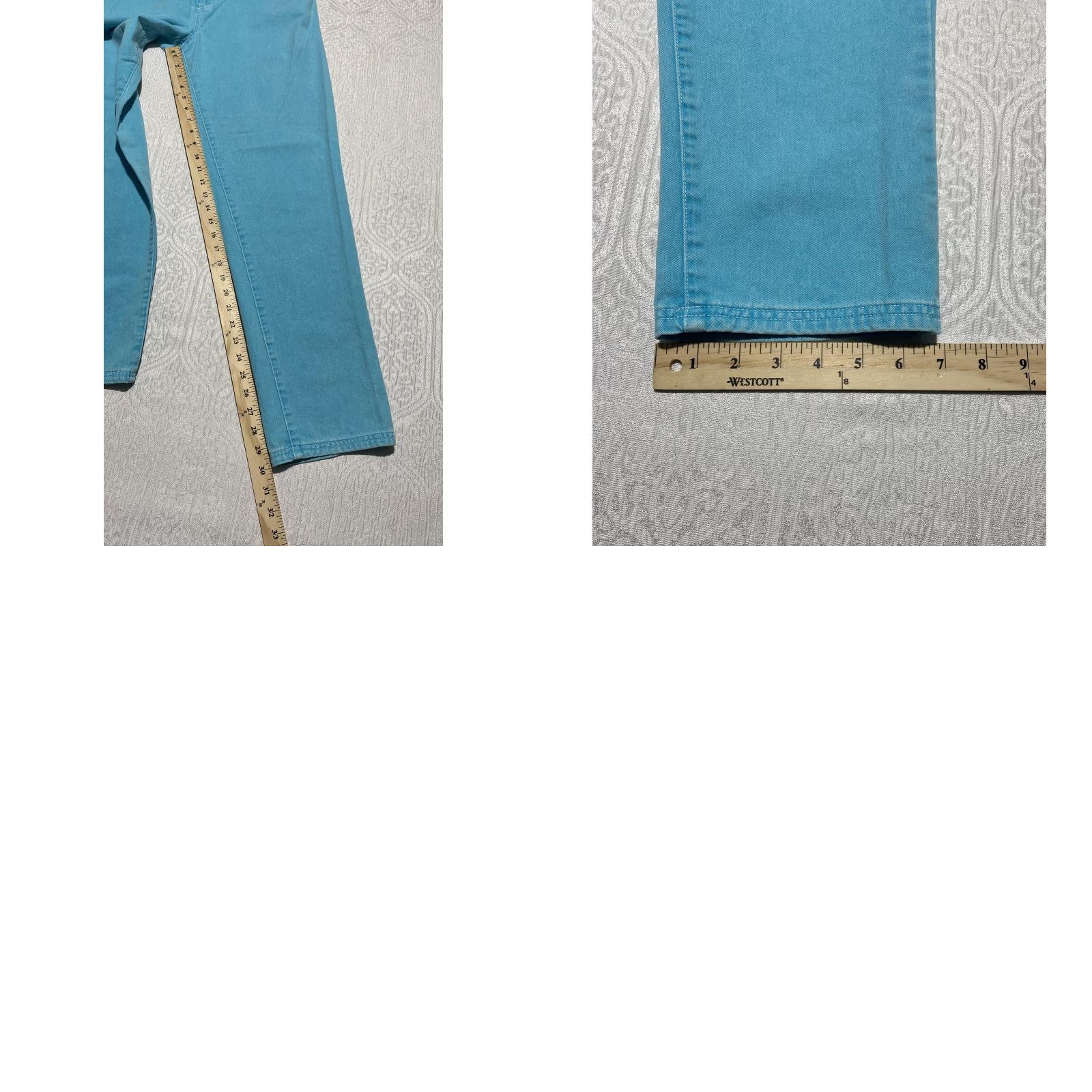 Vintage VINTAGE JH Collectibles Jeans Womens 10 Teal High Waisted Tapered Mom Denim 90s Size 32" / US 10 / IT 46 - 8 Thumbnail