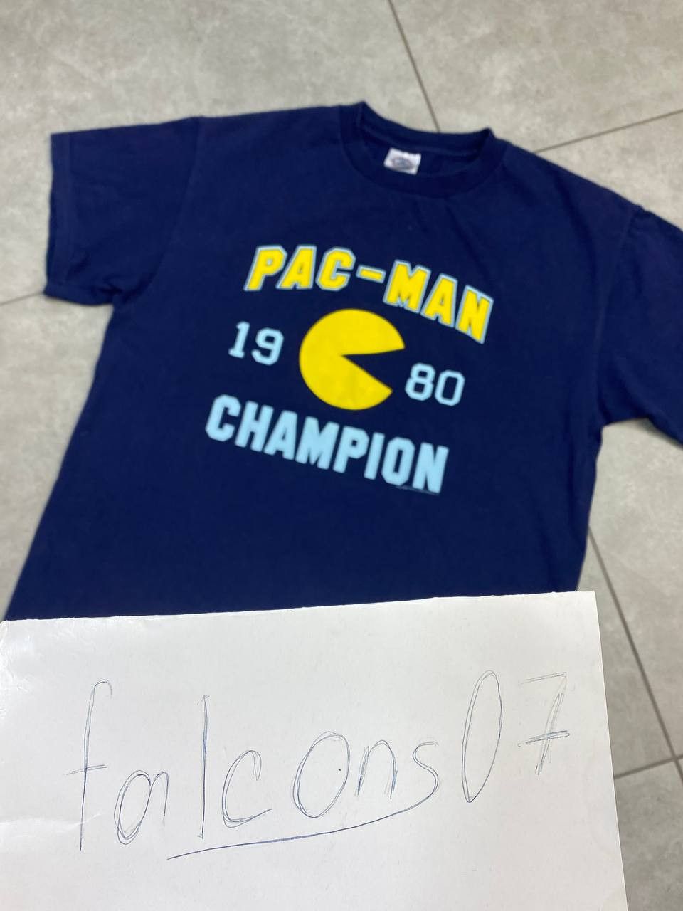 Nintendo Vintage Pac-man 1980 Champion 2005 Namco T-Shirt Size US M / EU 48-50 / 2 - 2 Thumbnail