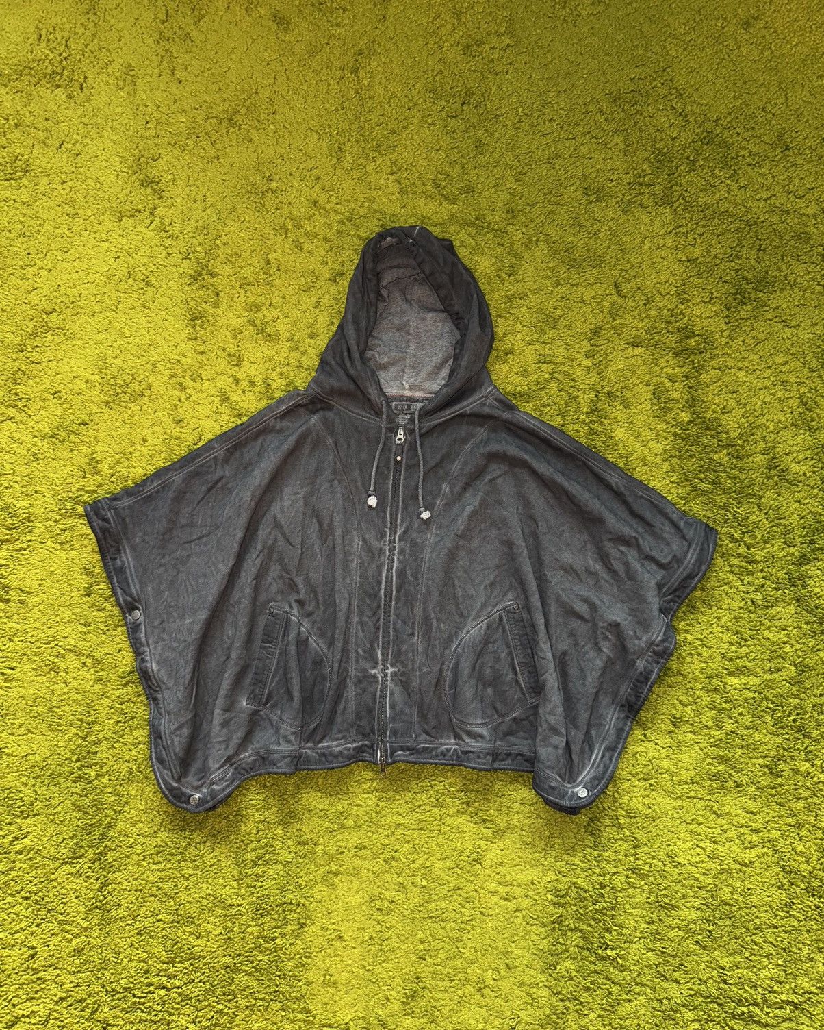 Hysteric Glamour Avant Garde graphite washed Japanese LGB style hoodie Y2K Size US S / EU 44-46 / 1 - 1 Thumbnail