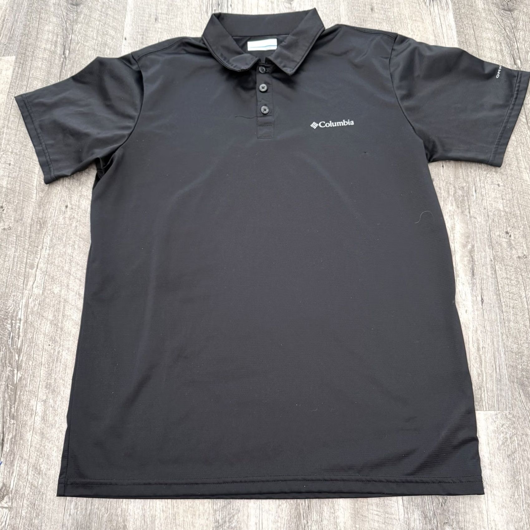 Vintage Columbia Polo Mens Medium Black Omni-Wick Short Sleeve Pullover Shirt Wicking Shirt Polo Mens Black Omni-Wick Short Sleeve Pullover Shirt Size US M / EU 48-50 / 2 - 7 Thumbnail