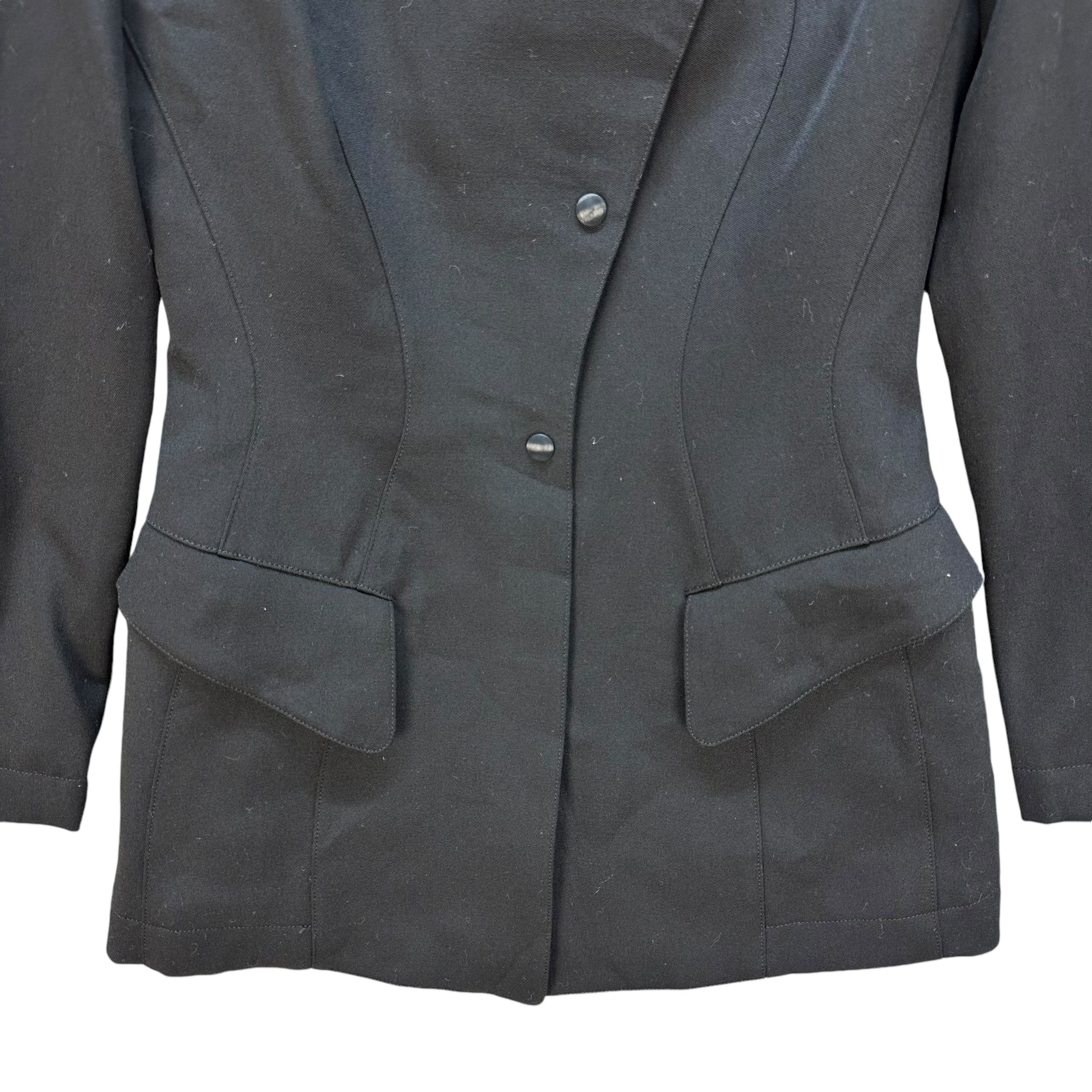 Thierry Mugler 80's THIERRY MUGLER Asymmetrical Jacket Collarless #A56-1279 Size S / US 4 / IT 40 - 3 Thumbnail