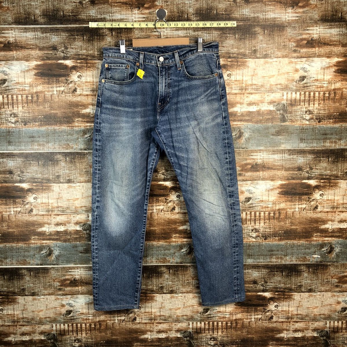 Levi's DLL Levis 502 big E faded Blue Denim Pants #C248 Size US 31 - 1 Thumbnail
