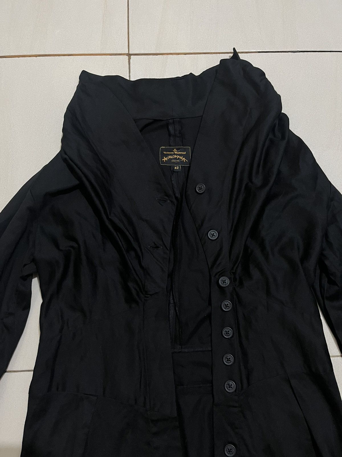 Vivienne Westwood Vivienne Westwood Anglomania black button midi Dress Size M / US 6-8 / IT 42-44 - 6 Thumbnail