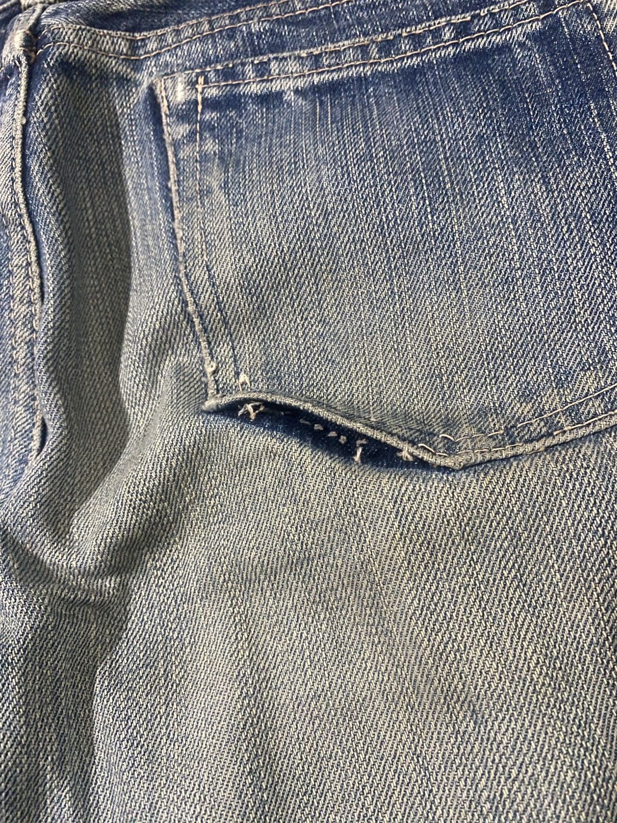 OMNIGOD Vintage omnigod mud wash flare selvedge jeans Size US 31 - 16 Thumbnail