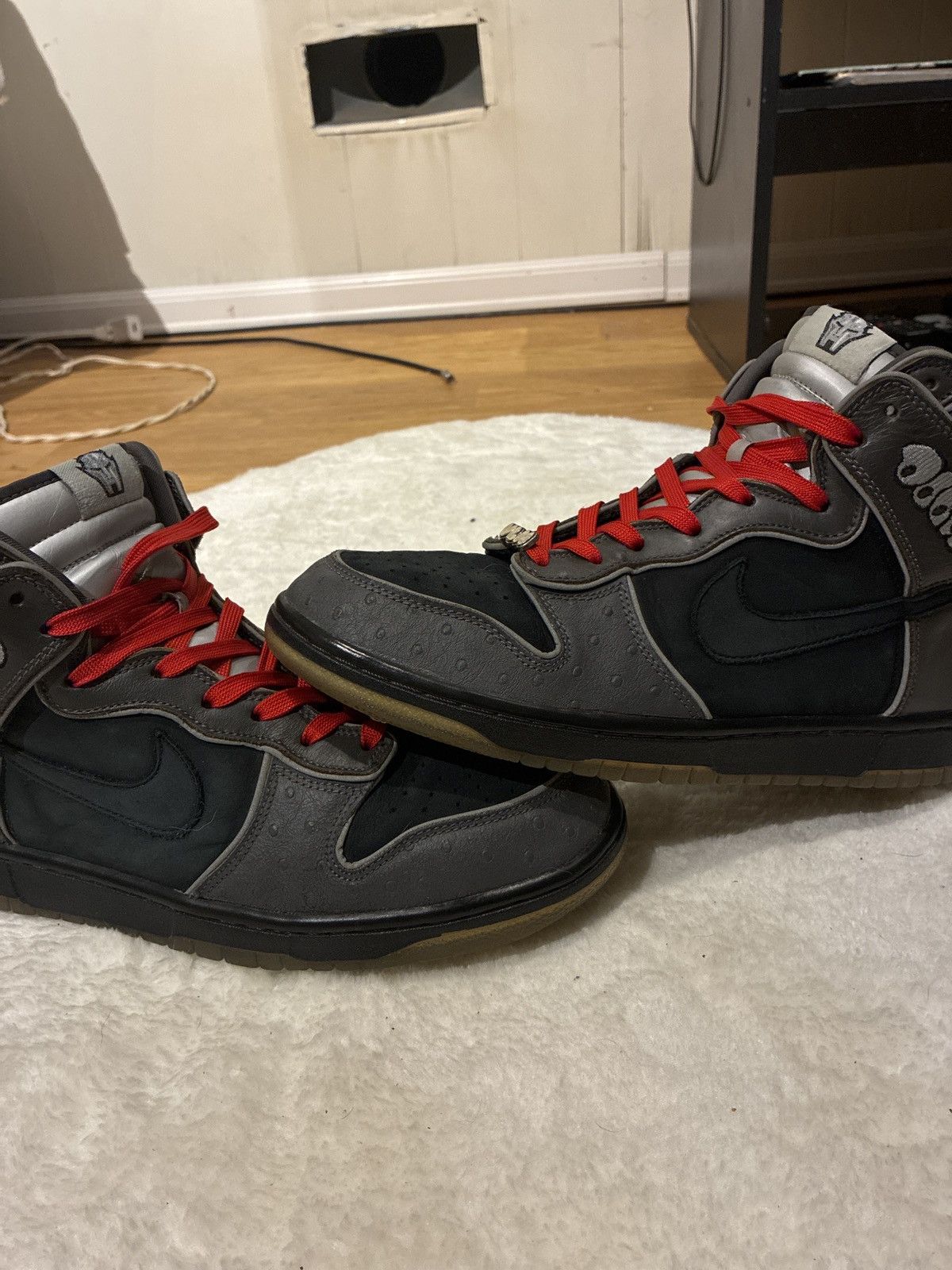 MF Doom × Nike MF doom Hi-top dunk Size US 12 / EU 45 - 3 Thumbnail