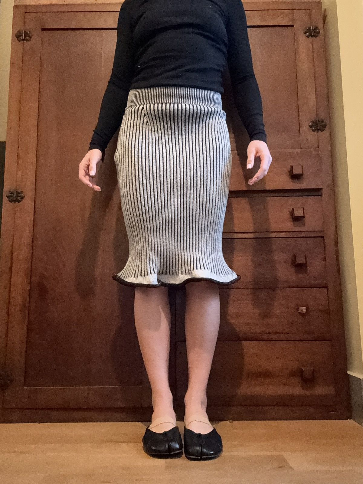 Louis Vuitton Louis Vuitton Rib Knit Skirt Size 26" / US 2 / IT 38 - 8 Thumbnail