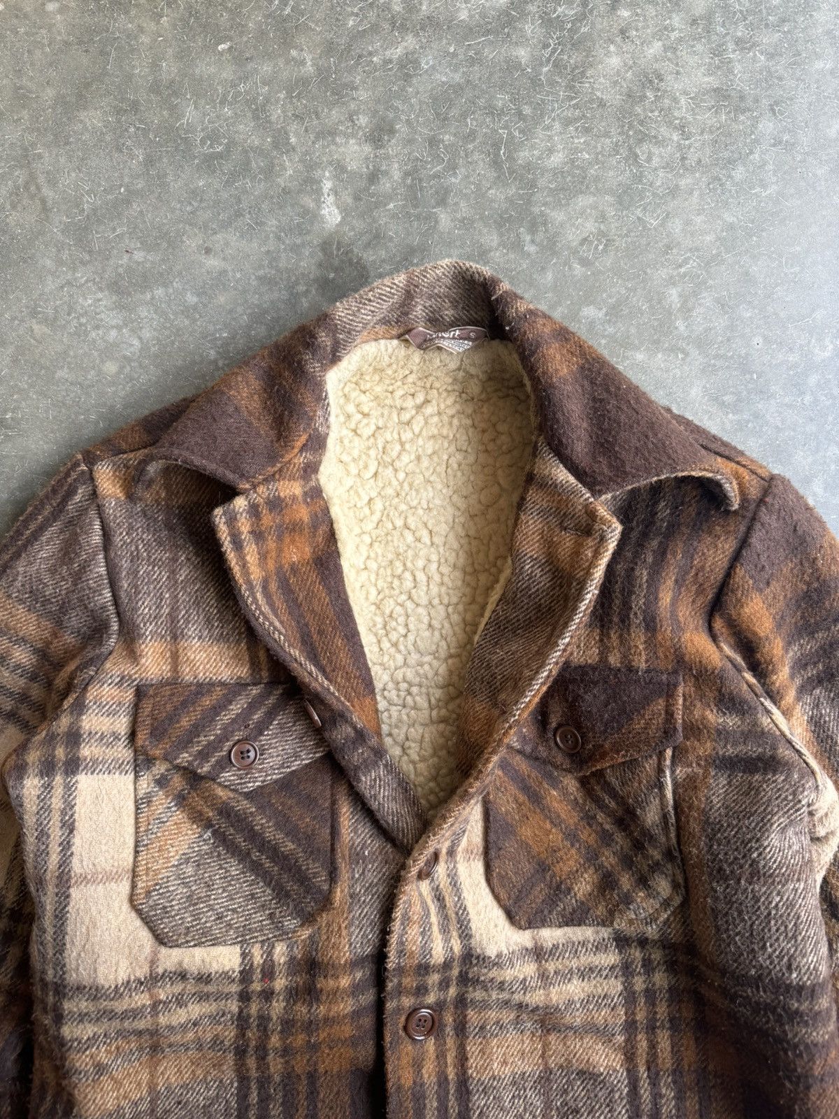 Pendleton 1970s Pendleton Style Sherpa Lined Fall Colored Flannel Size US S / EU 44-46 / 1 - 6 Thumbnail