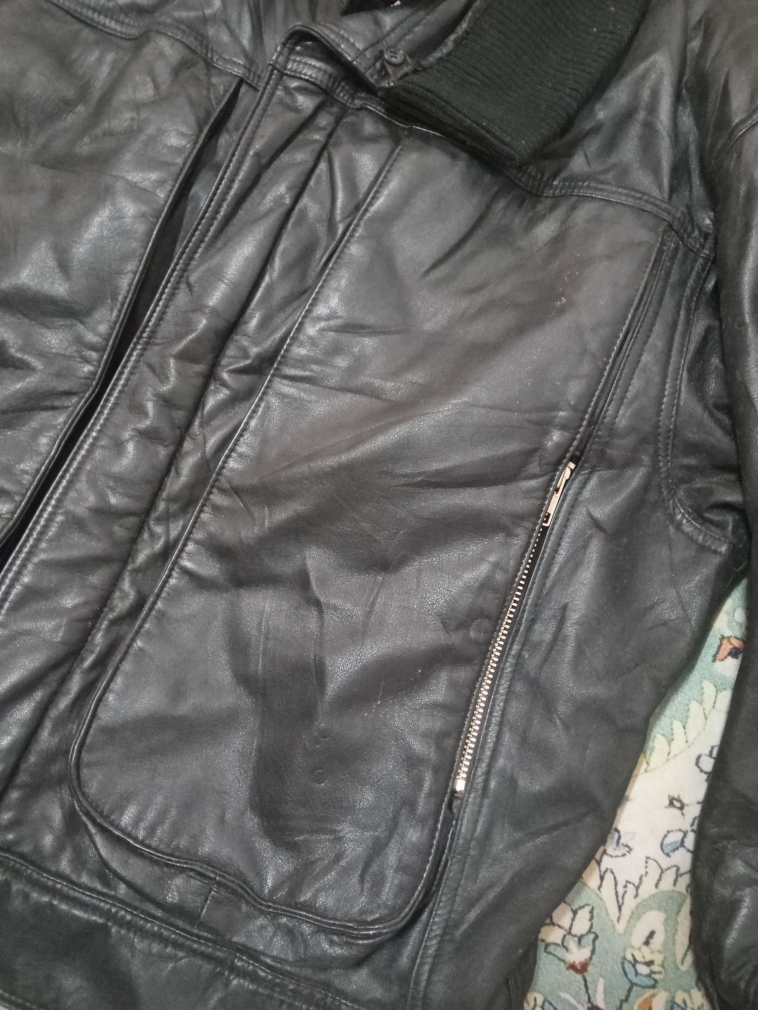 Issey Miyake Hai Sporting Gear Issey Miyake Rare Vintage Leather Jacket Size US M / EU 48-50 / 2 - 8 Thumbnail
